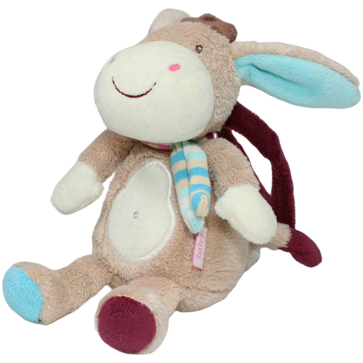 123000022462 Fehn Baby Esel mit Schal Spieluhr Kumpel Leo 16cm _Wieder Da_ ebay - elektronisch