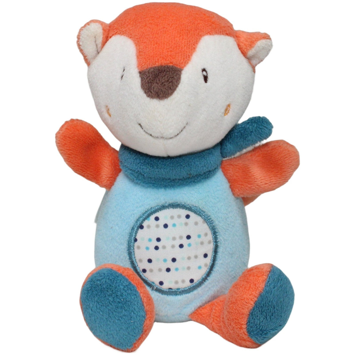 123000022482 PUSBLU Süßer Fuchs Spieluhr Kumpel Leo 18cm Blau dm