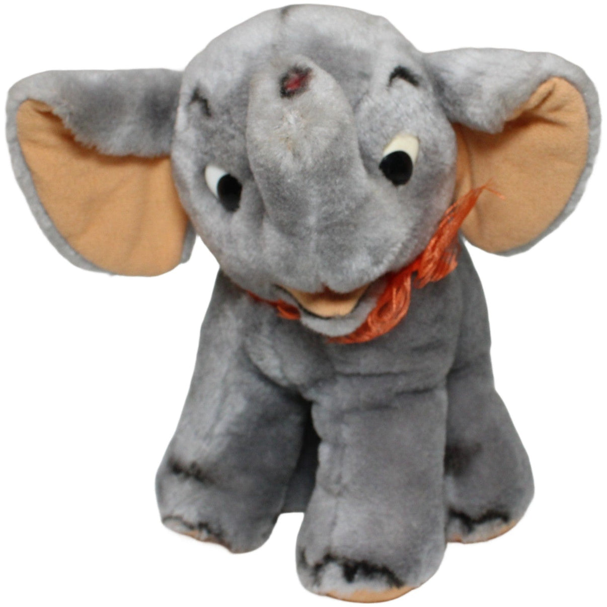 123000022483 Heunec Handmade in Mauritius, süßer Elefant Kuscheltier Kumpel Leo 22cm _Vintage_ Beige