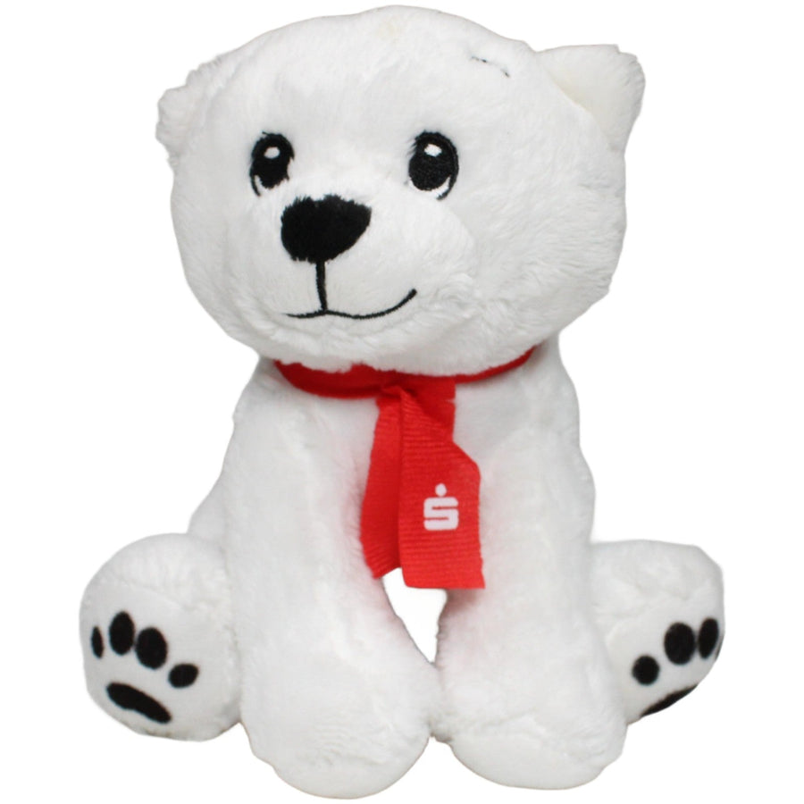 Sparkasse, Eisbär mit rotem Schal