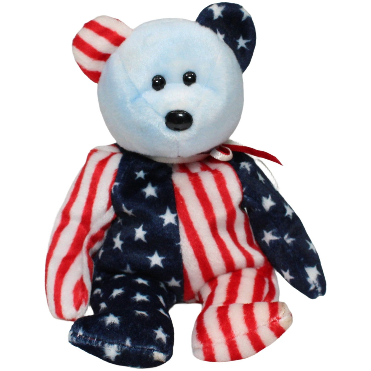 123000022489 TY Beanie Baby, Bär Spangle Kuscheltier Kumpel Leo 1999 23cm _Vintage_