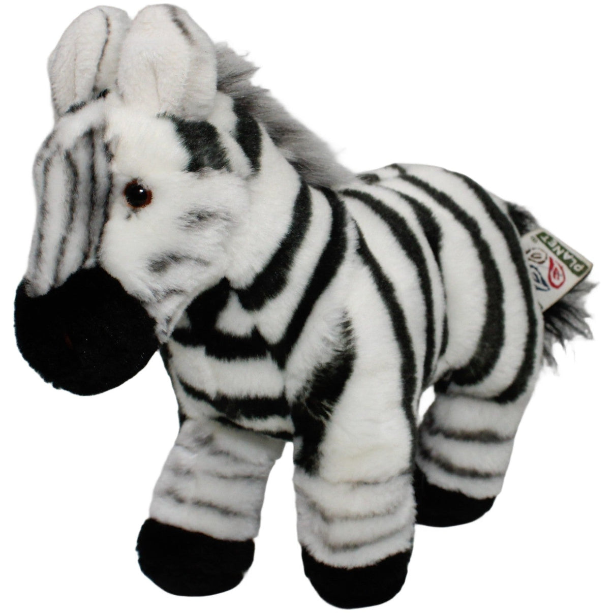 123000022523 Nature Planet Plan, stehendes Zebra Kuscheltier Kumpel Leo 25cm _Wieder Da_ ebay - stofftiere