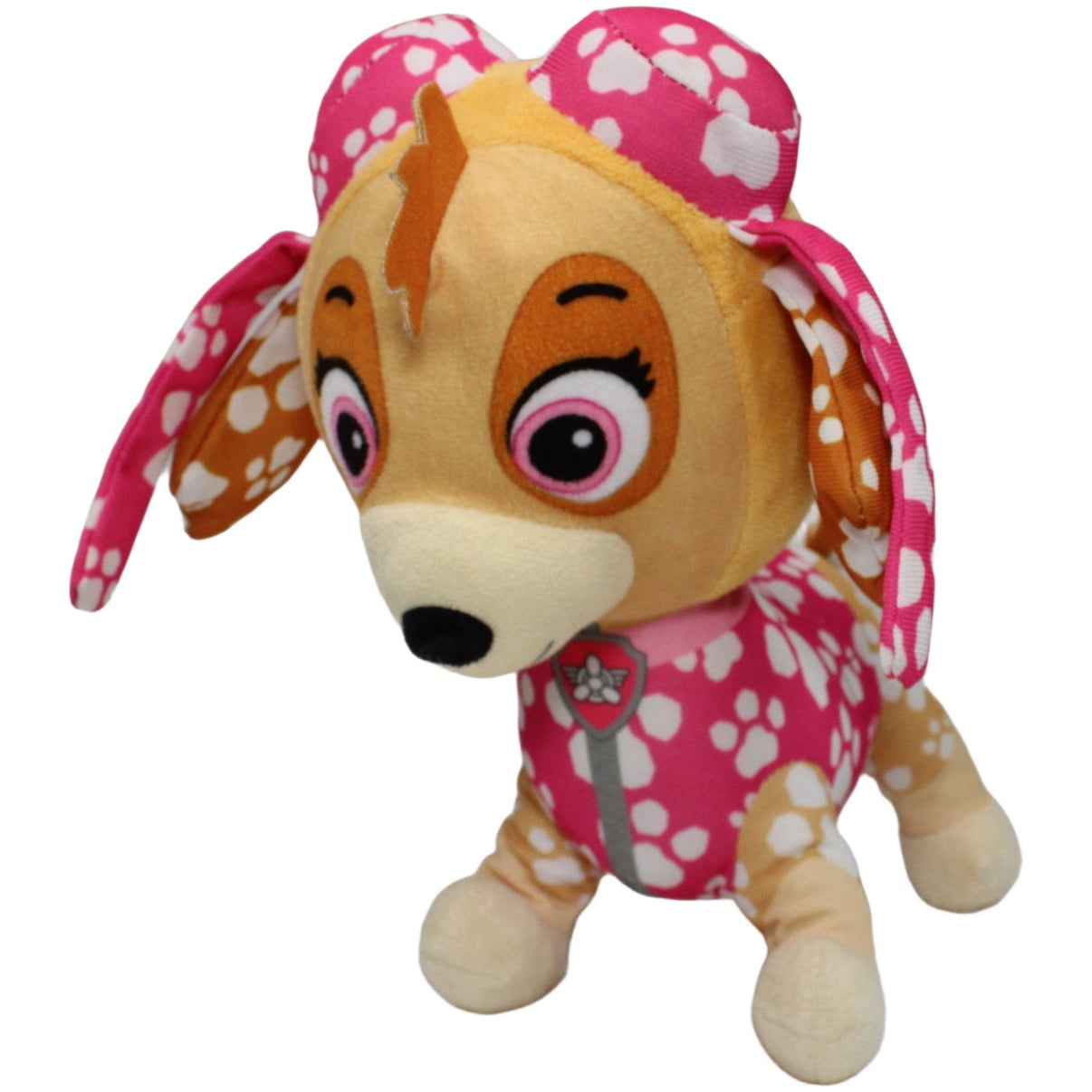 123000022571 Sambro Skye aus Paw Patrol zum Bemalen Kuscheltier Kumpel Leo 23cm Braun Charakter