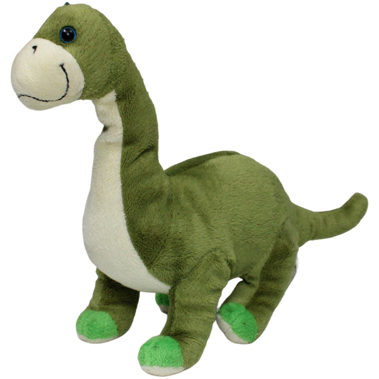 123000022595 Ernstings family Süßer Dinosaurier, grün Kuscheltier Kumpel Leo 20cm Beige Dinosaurier