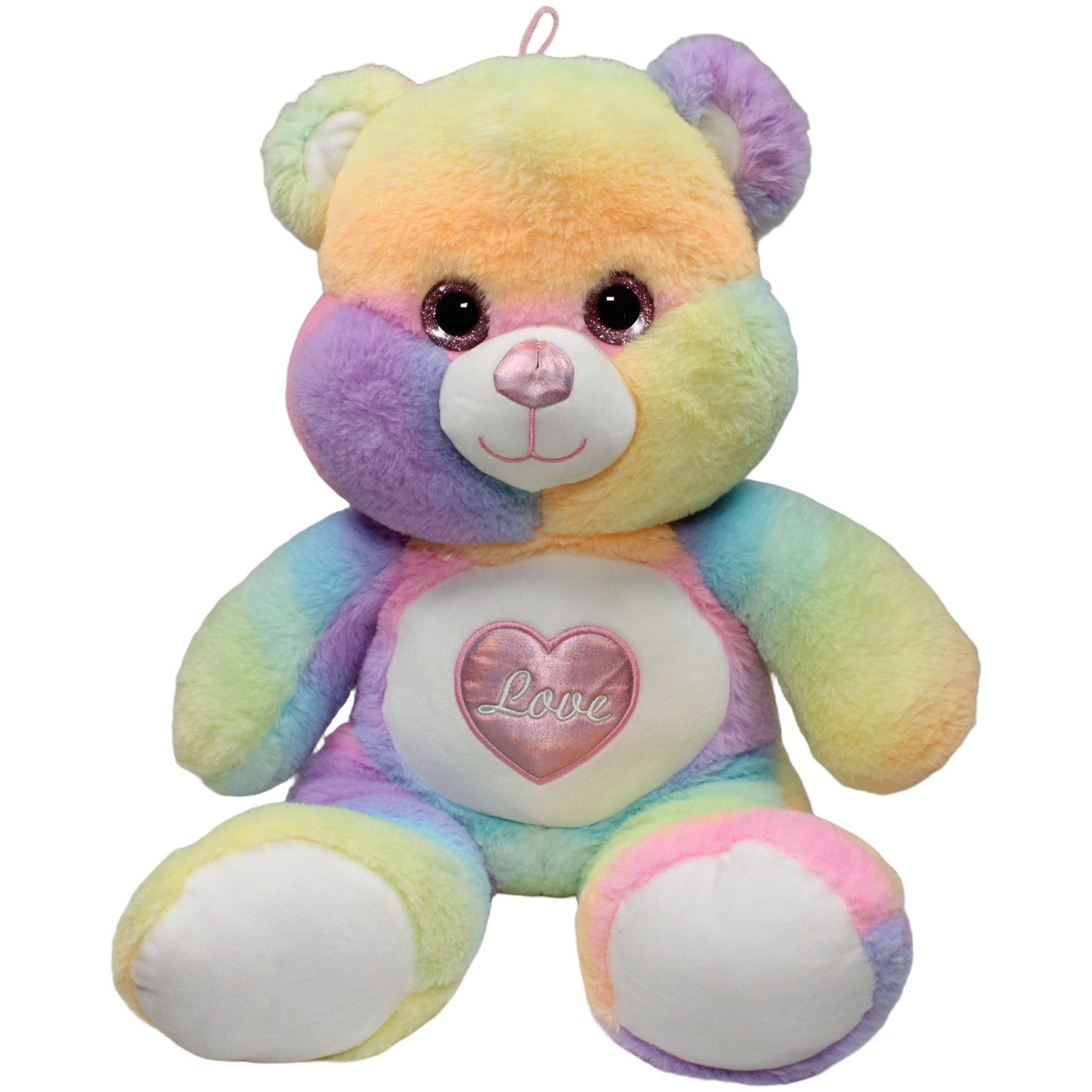 123000022596 FLOTI Flos Toys, XL Regenbogen - Teddybär mit Herz "Love" Kuscheltier Kumpel Leo 55cm ebay - 20 - stofftiere Gebraucht