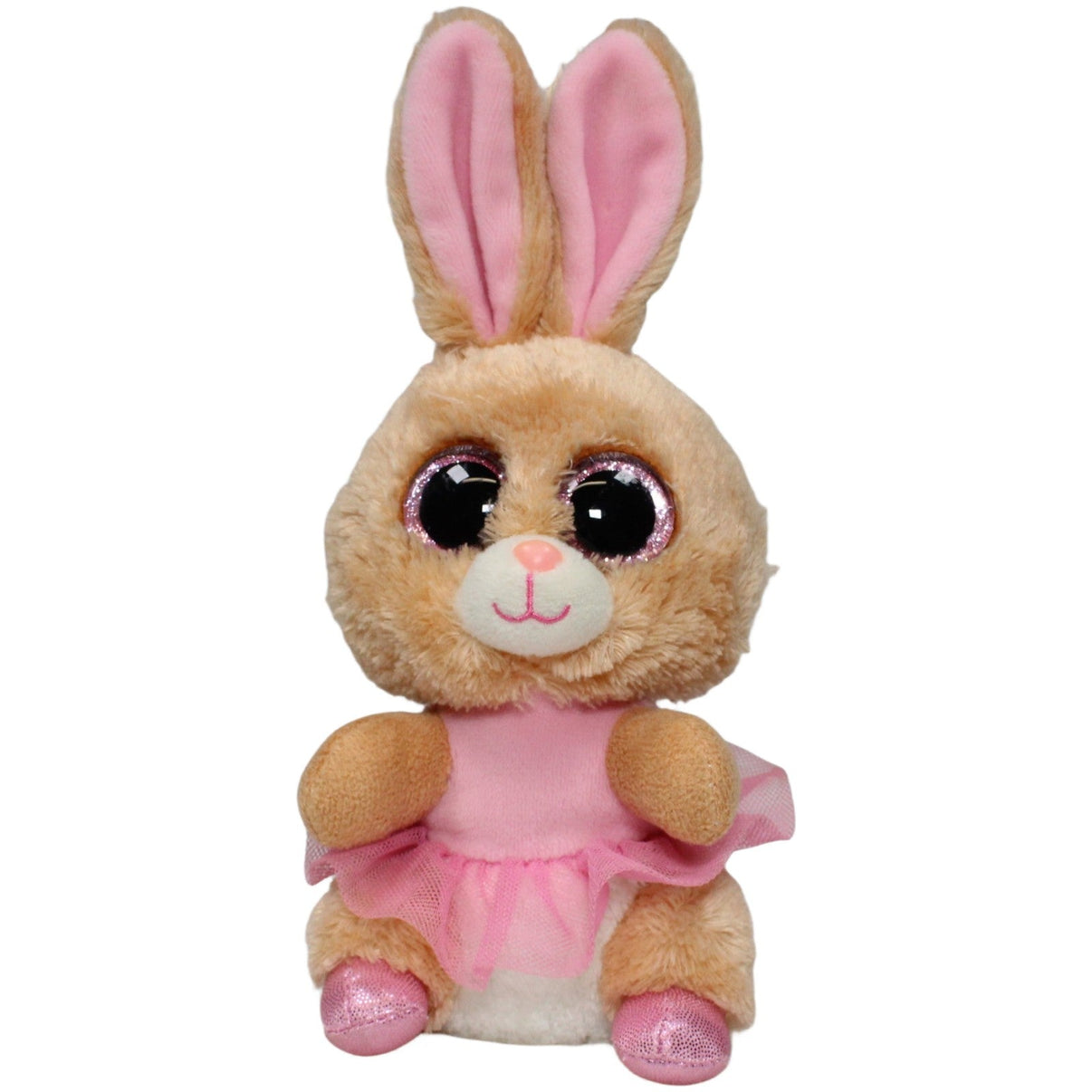 123000022603 TY Hase Twinkle Toes im Tütü, klein Kuscheltier Kumpel Leo 15cm Braun ebay - stofftiere