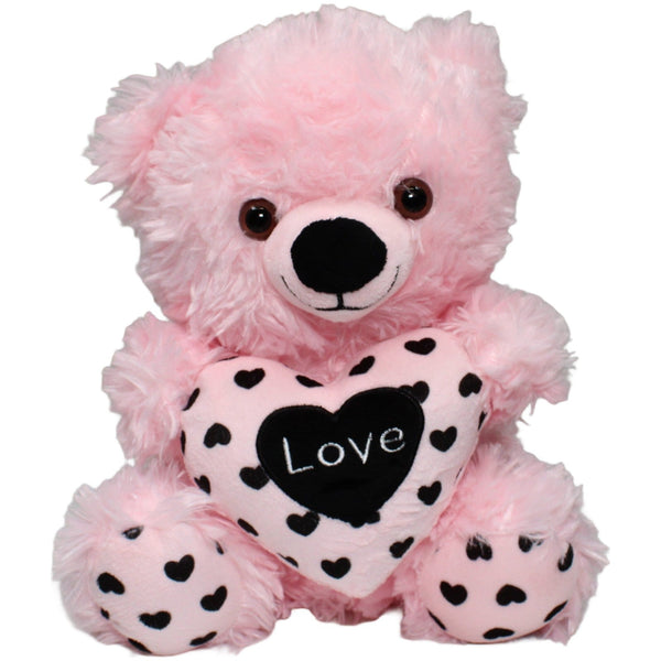 Rosa Teddybär mit Herz "Love"