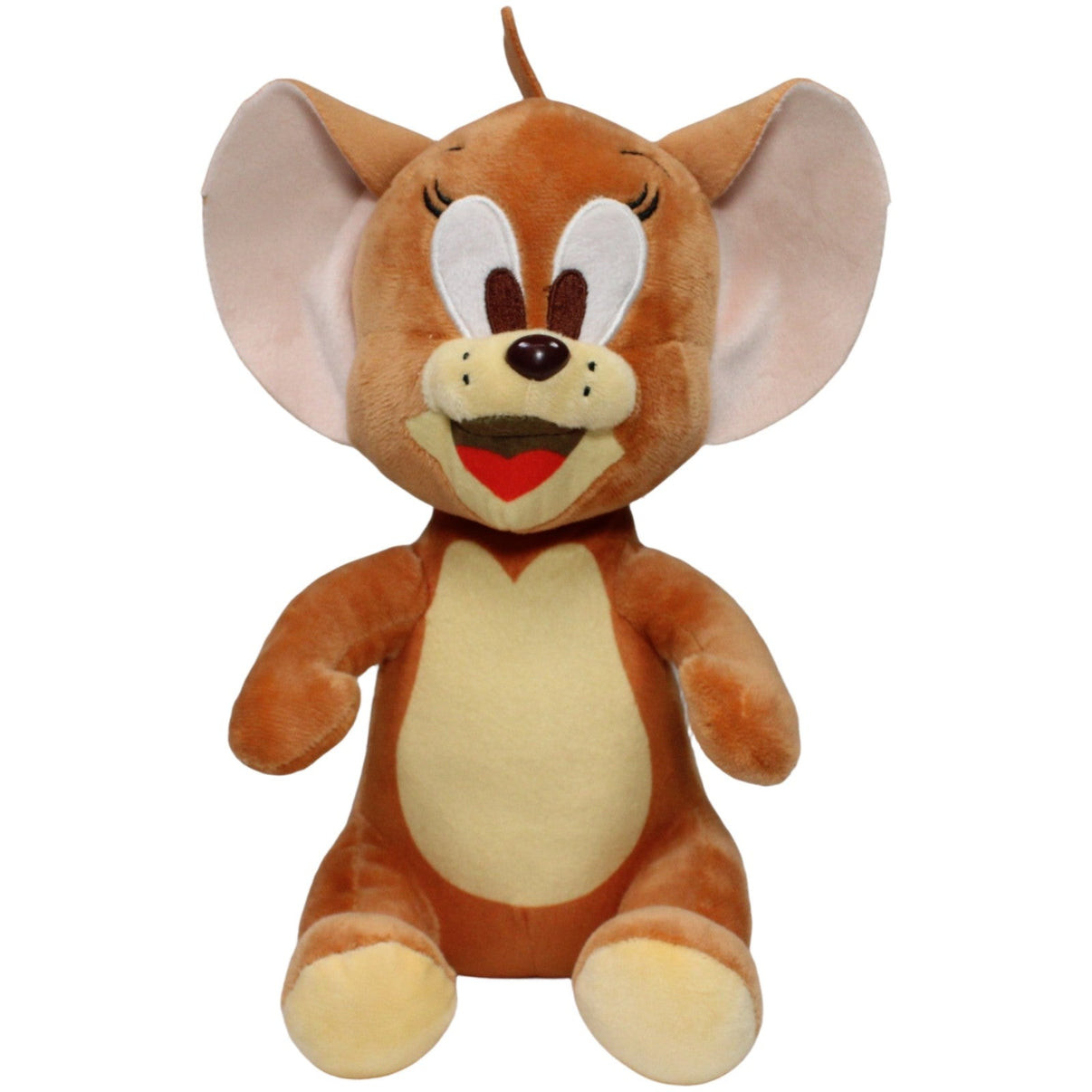 123000022613 Play by Play Jerry aus Tom & Jerry, sitzend Kuscheltier Kumpel Leo 27cm Beige Braun