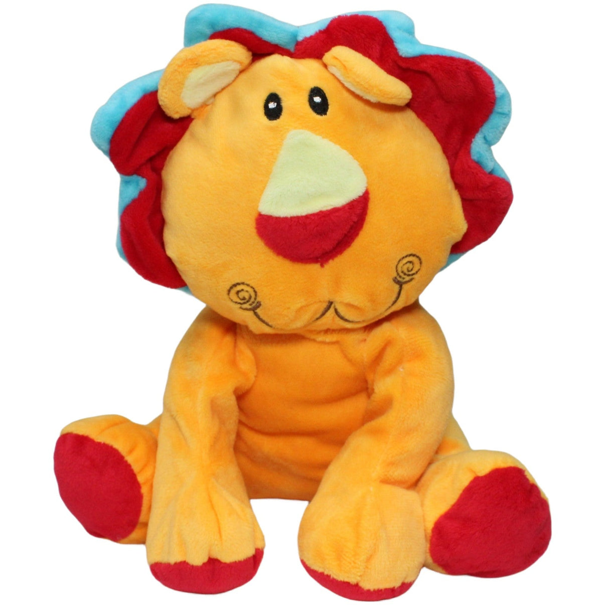 123000022626 TEDI Kuschelfreund, Oranger Löwe Kuscheltier Kumpel Leo 27cm Blau ebay - 20 - stofftiere