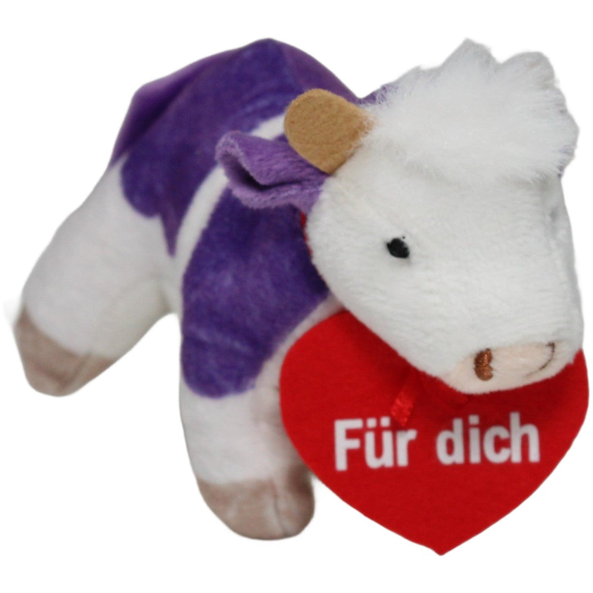 123000022636 Mondelez Milka, Plüsch - Kuh mit Herz "Für dich" Kuscheltier Kumpel Leo 15cm _Wieder Da_ ebay - stofftiere