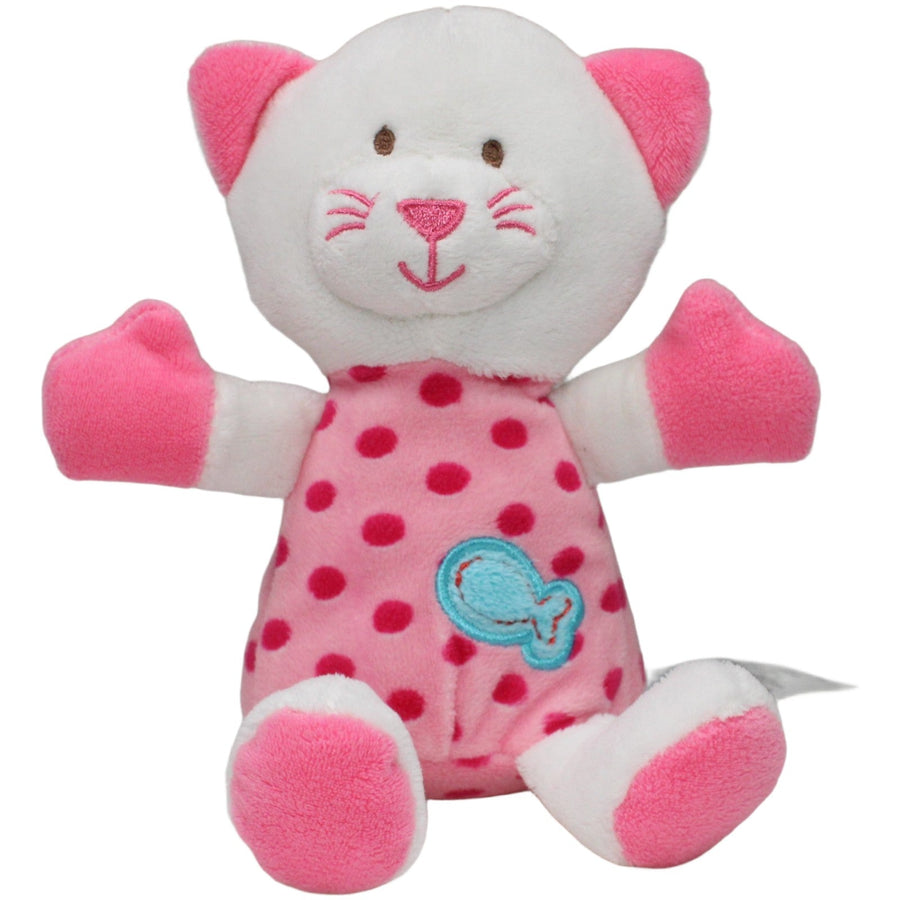 Süße Katze, rosa-weiß