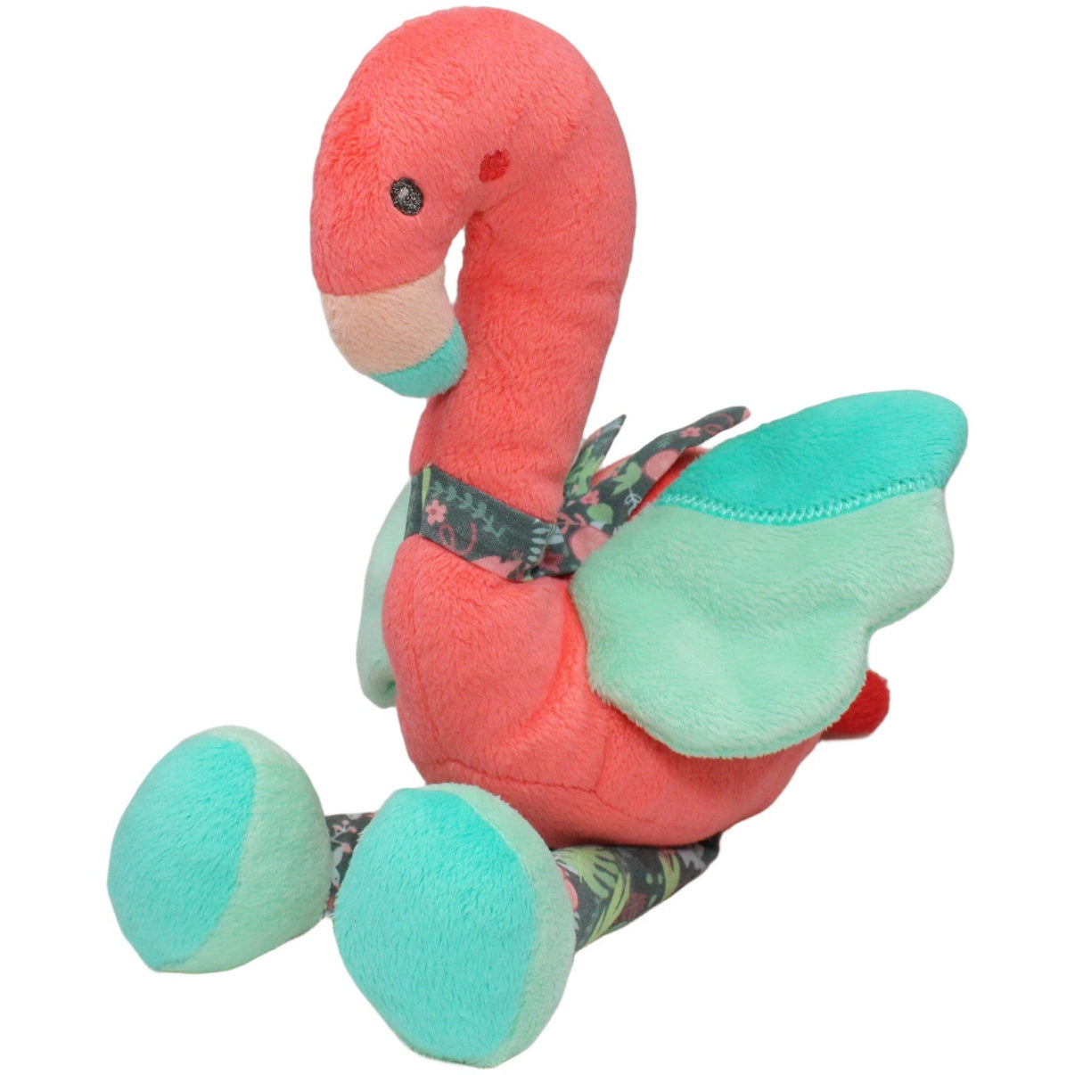 123000022646 PUSBLU Schlenker - Flamingo mit Muster Kuscheltier Kumpel Leo 30cm Blau dm
