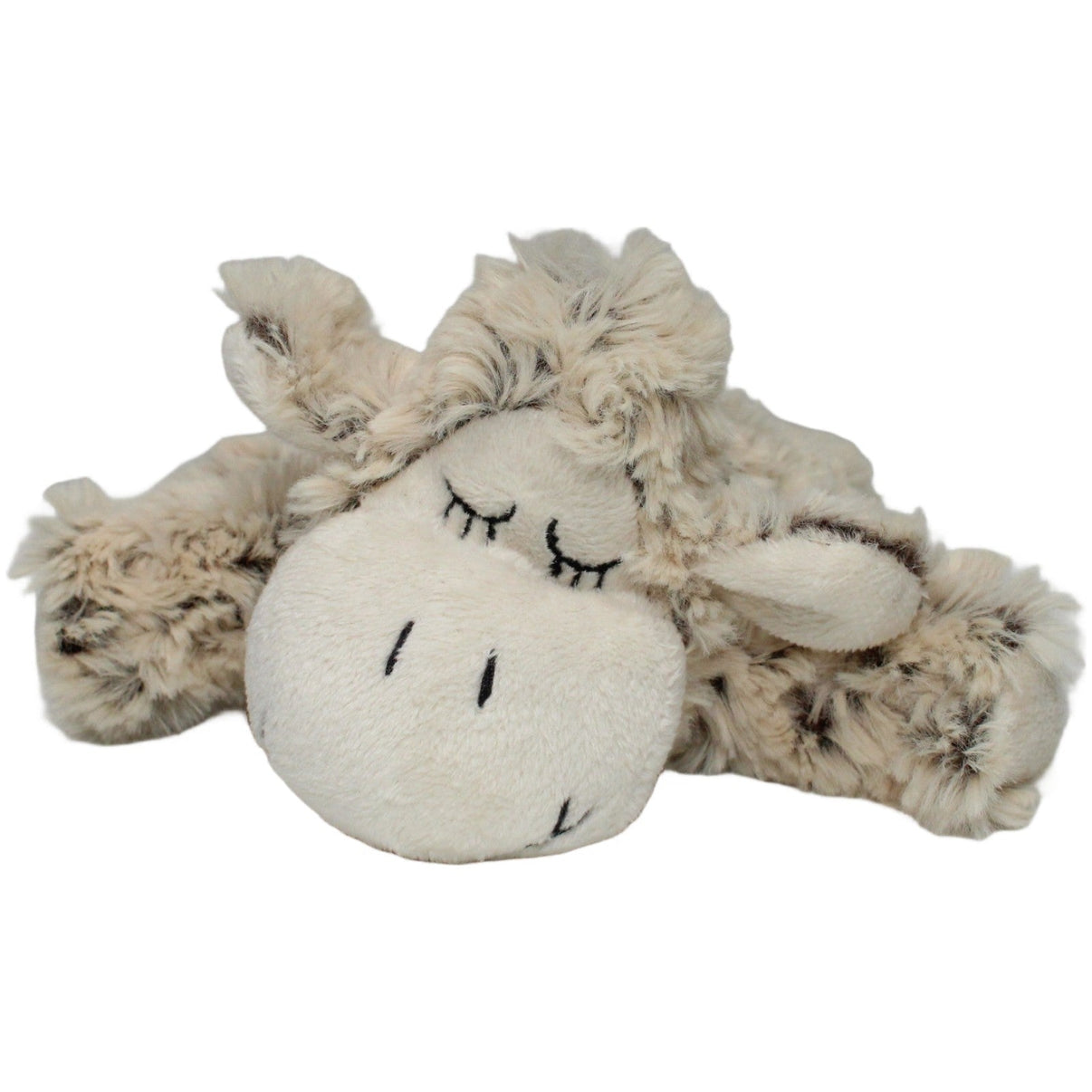 123000022649 inware Süßes schlafendes Schaf, braun Kuscheltier Kumpel Leo 20cm Beige Braun