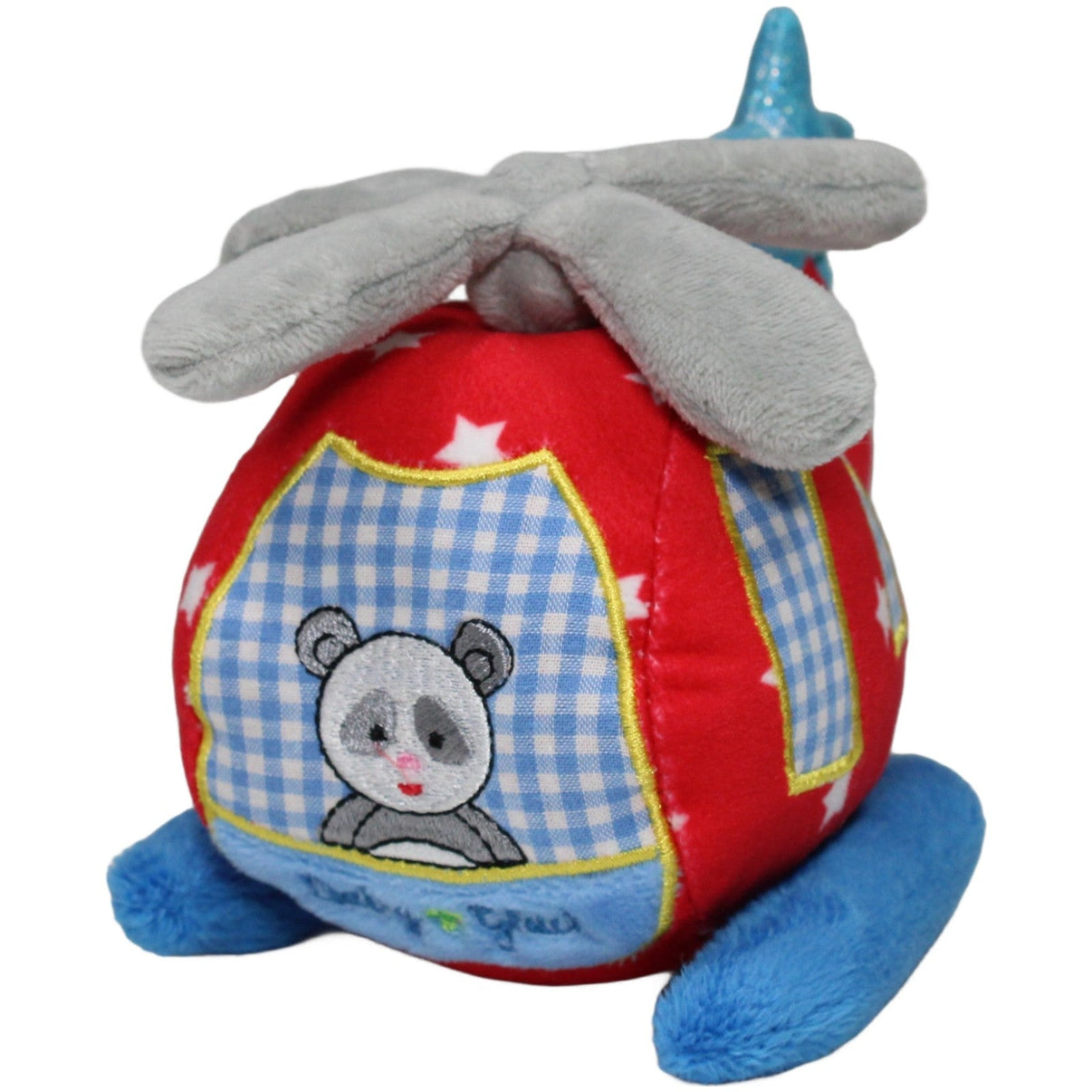 123000022683 Die Spiegelburg BabyGlück, roter Hubschrauber mit Vibrationsmodul Plüschfigur Kumpel Leo 10cm 15cm Baby & Kleinkind