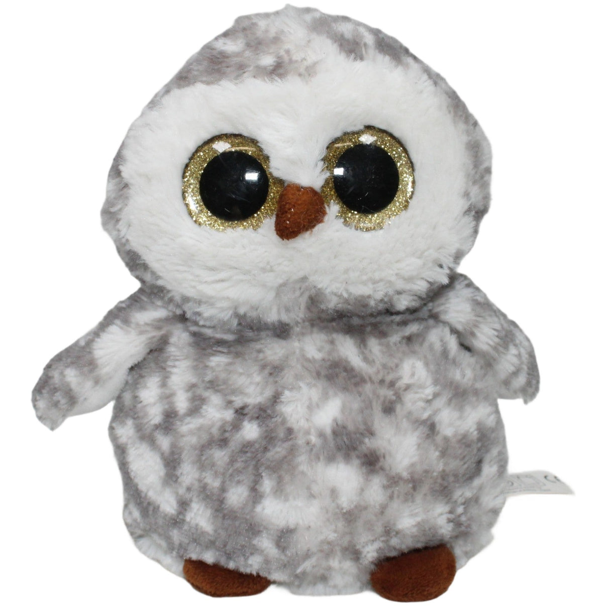 123000022693 Fizzy Graue Eule mit Glitzeraugen Kuscheltier Kumpel Leo 20cm _Wieder Da_ ebay - stofftiere