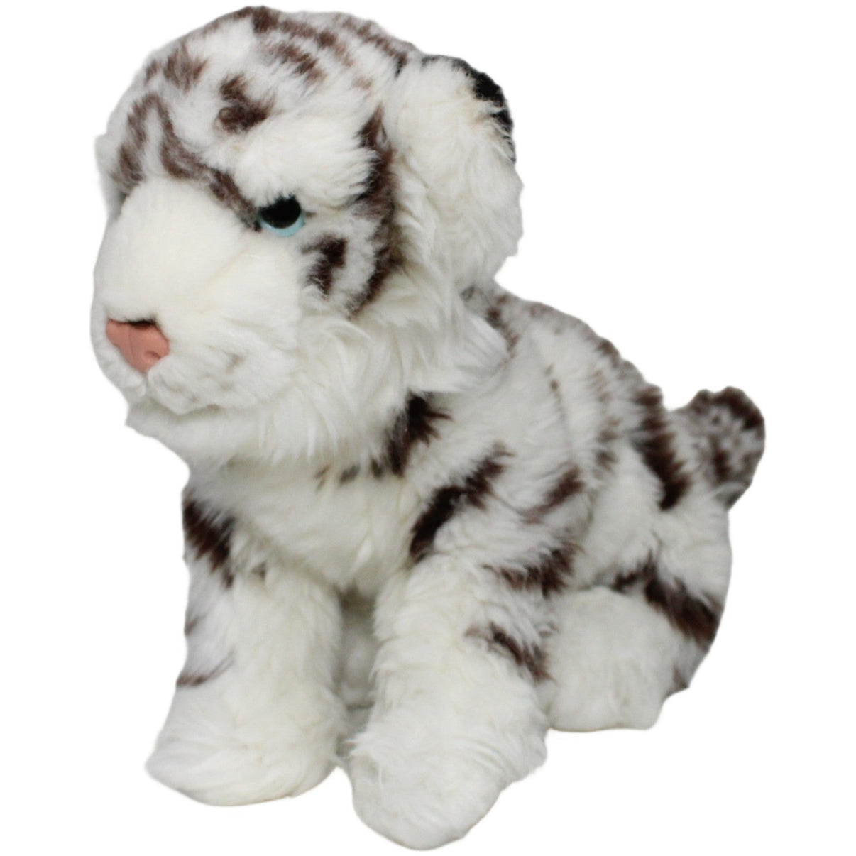 123000022701 Teddy - Hermann Weißes Tiger - Baby Kuscheltier Kumpel Leo 25cm _Wieder Da_ Braun
