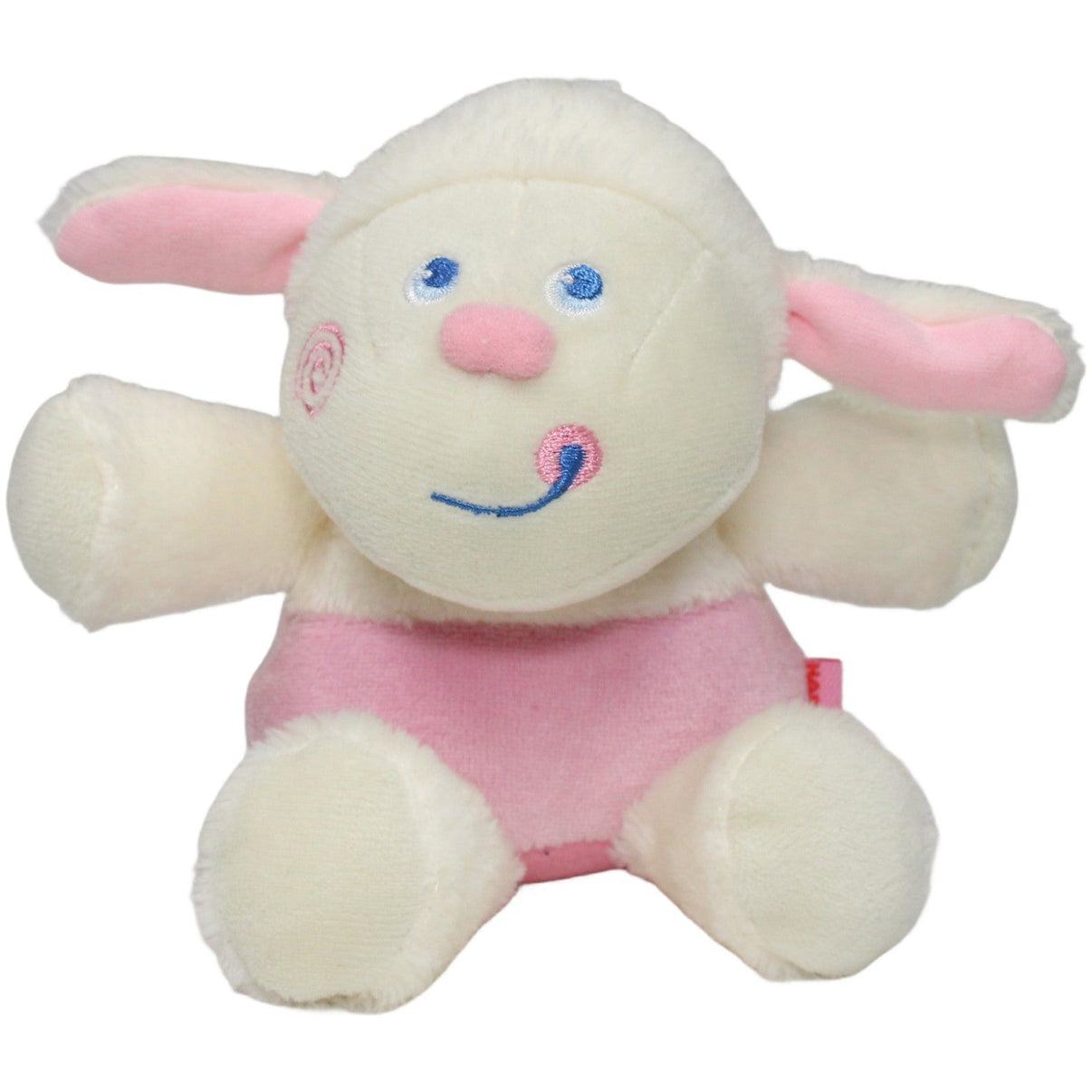123000022705 HABA Süßes Schaf, rosa - weiß Kuscheltier Kumpel Leo 15cm Baby & Kleinkind ebay - stofftiere