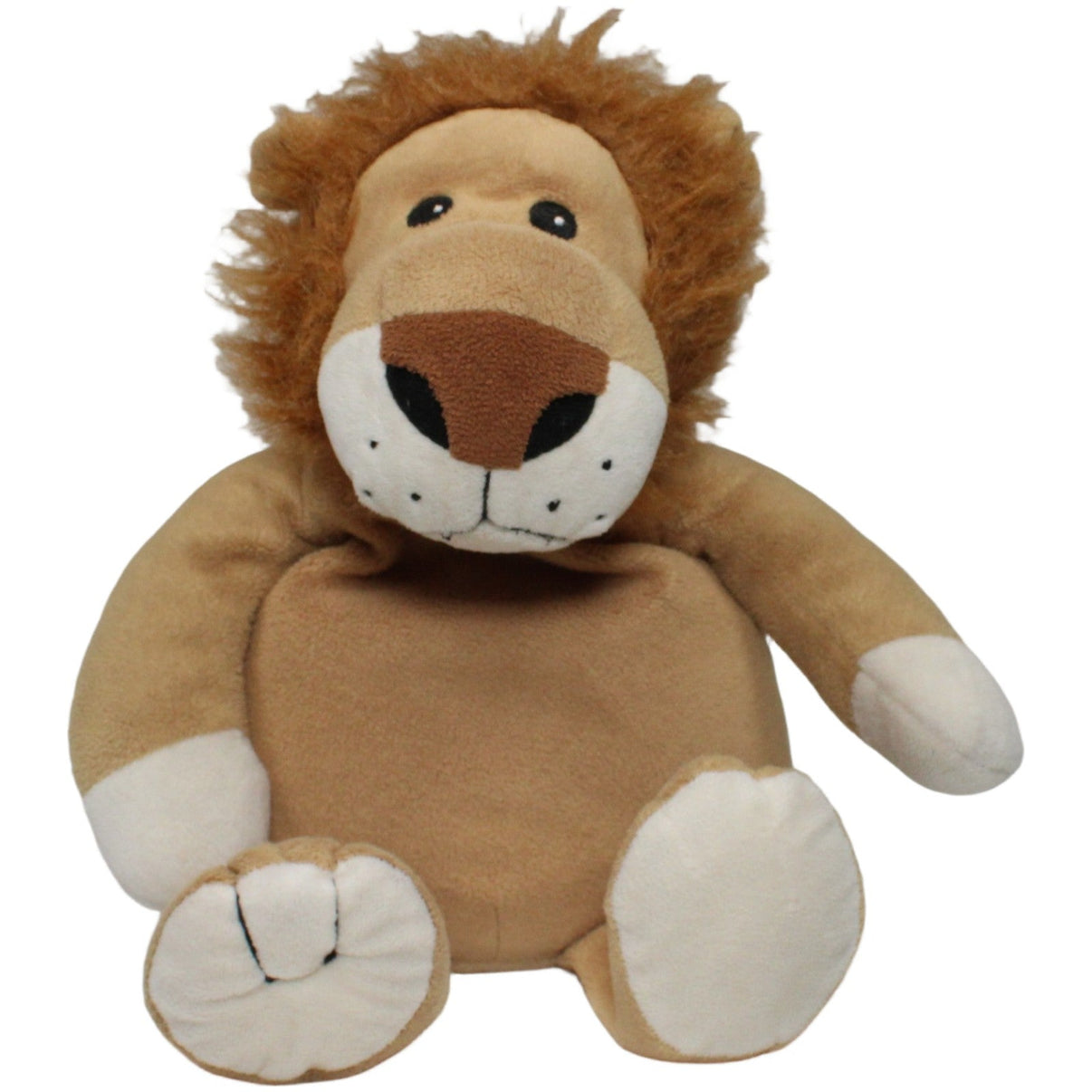 123000022723 GREENLIFE VALUE warmies, Löwe Wärmekissen mit Bezug Kumpel Leo 34cm Beige Braun