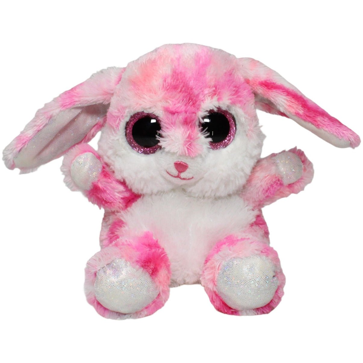 123000022738 Bauer Blickfänger Glitter Hase, pink Kuscheltier Kumpel Leo 15cm ebay - stofftiere Gebraucht