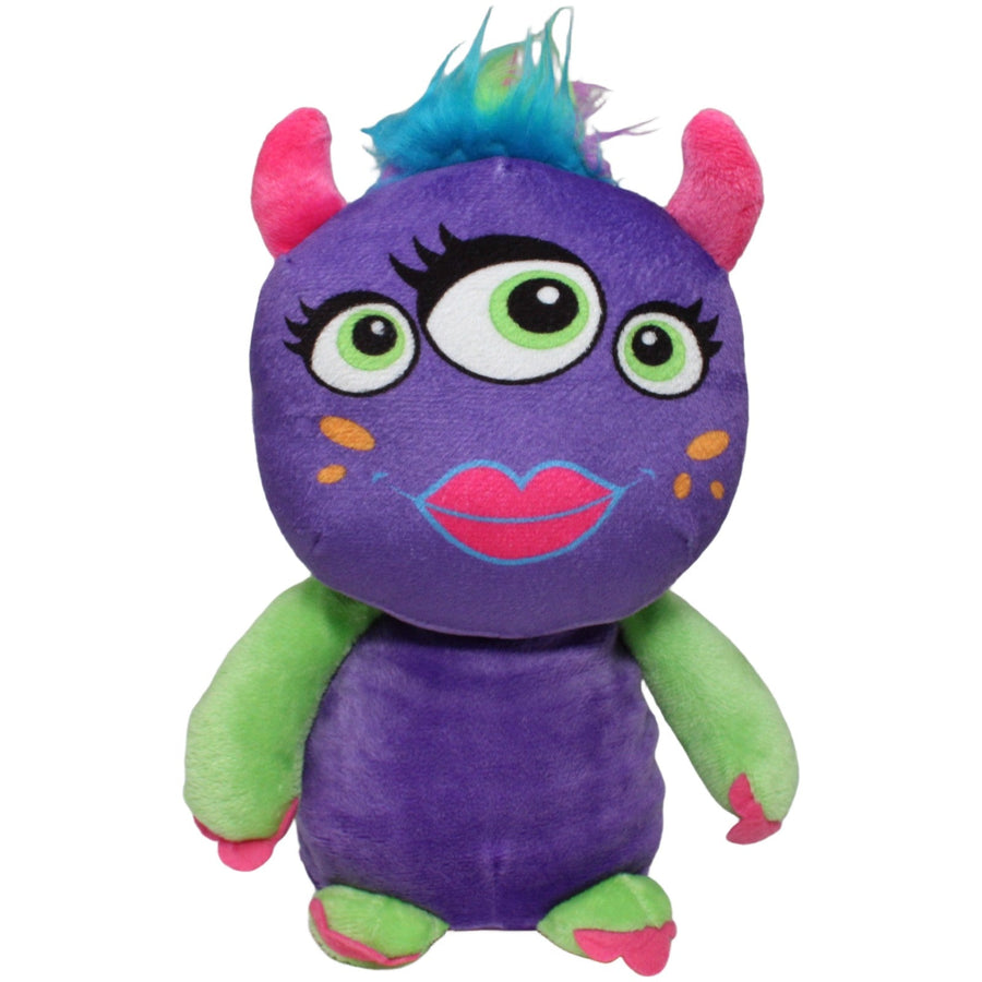 Süßes dreiäugiges Monster, lila