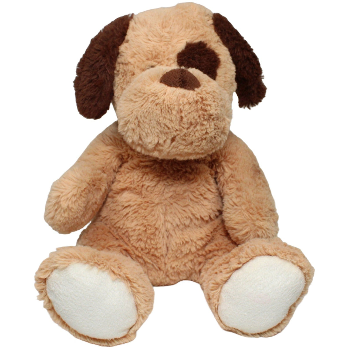 123000022783 Sunkid Hund mit Schleife, groß Kuscheltier Kumpel Leo 35cm Beige Braun