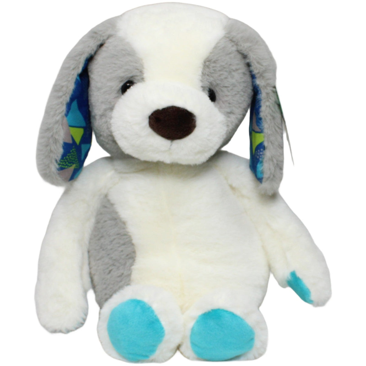 123000022854 Maison Battat B Softies, Happyhues Candy Pup Kuscheltier Kumpel Leo 30cm Beige Blau