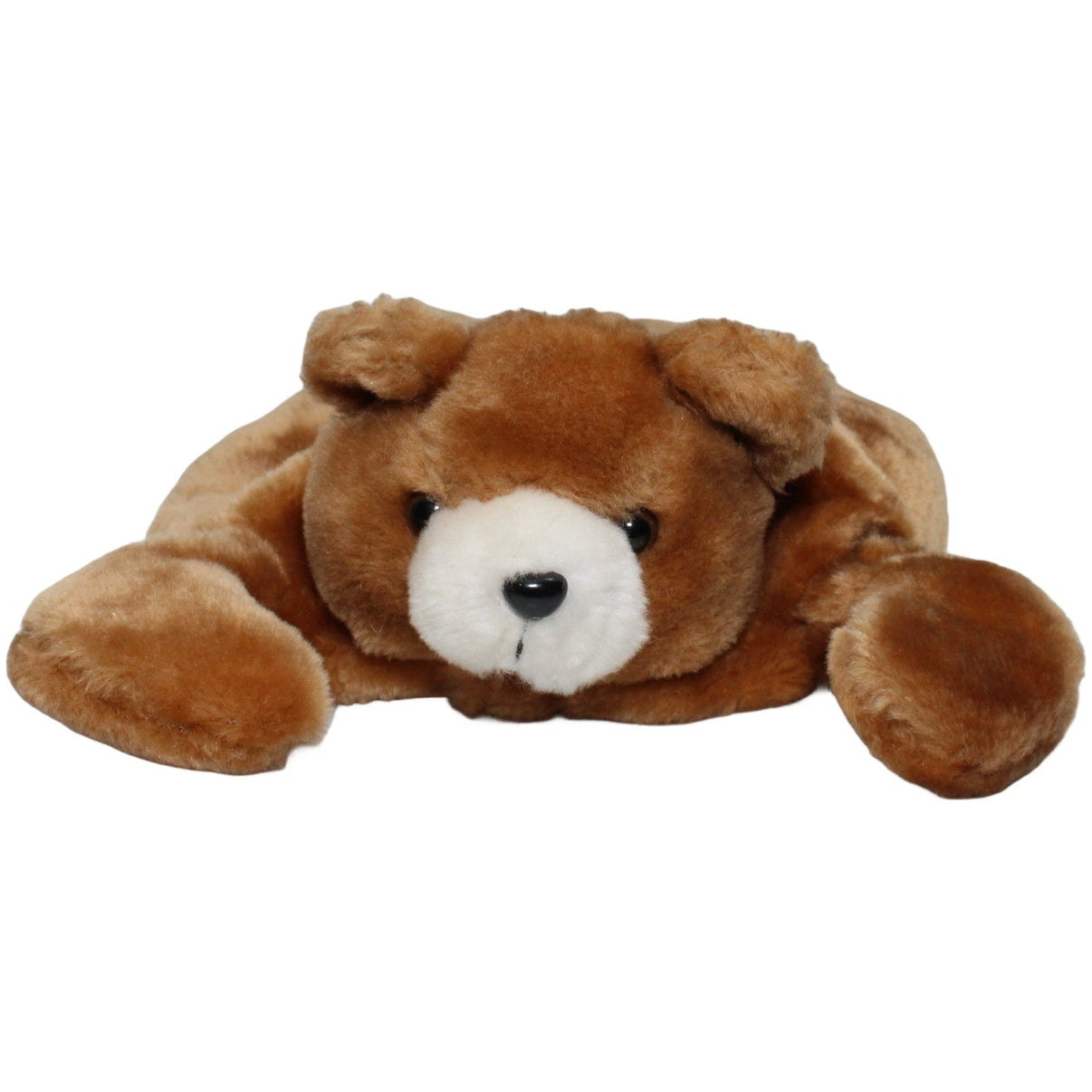 123000022858 KiK Süßer Bär, liegend Wärmekissen mit Bezug Kumpel Leo 37cm Braun Bär
