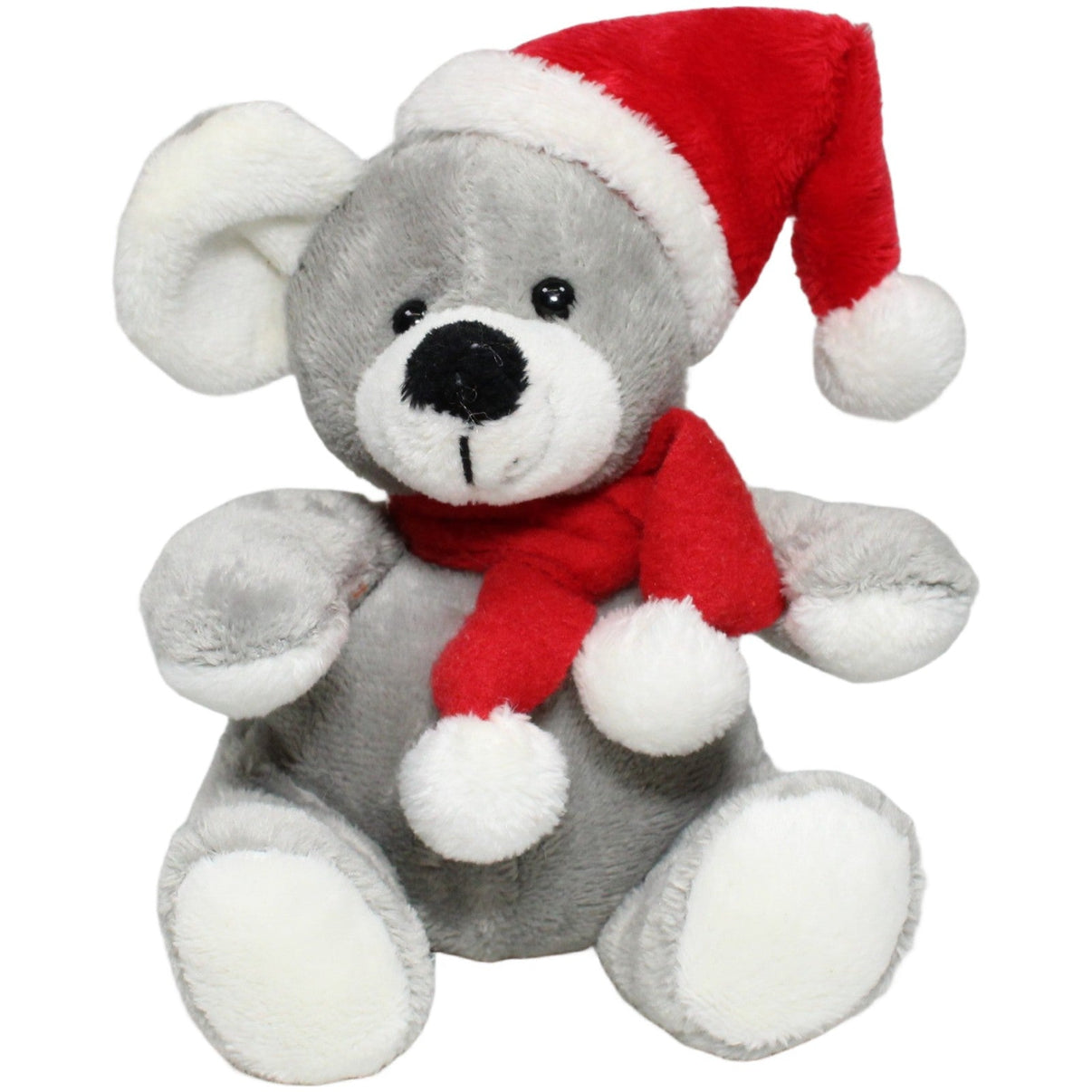 123000022865 Bambia Maus mit Weihnachtsmütze mit Schal Kuscheltier Kumpel Leo 15cm ebay - stofftiere Esel
