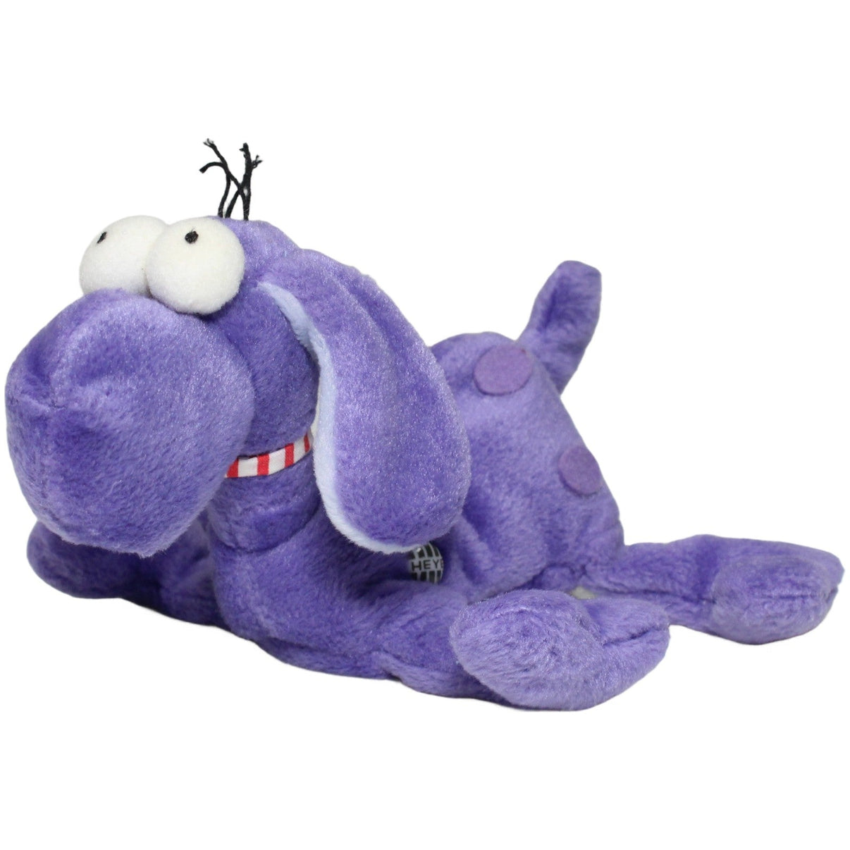 123000022870 HEYE Guillermo Mordillo Crazy Zoo, lila Hund Kuscheltier Kumpel Leo 16cm _Vintage_ ebay - 20 - stofftiere