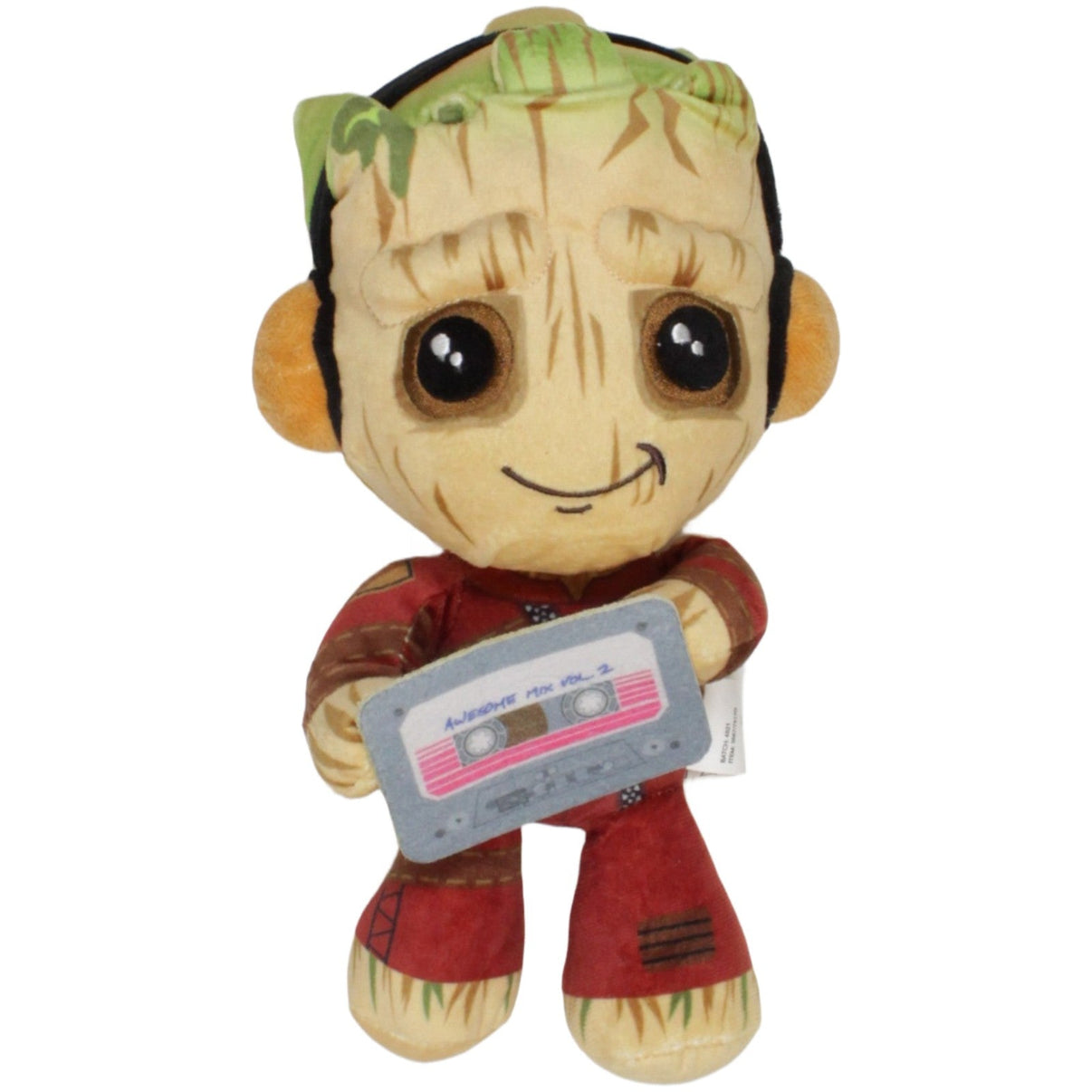 123000022906 Whitehouse Leisure Groot mit Kopfhörern Kasette aus Guardians of the Galaxy Plüschfigur Kumpel Leo 29cm Beige Charakter