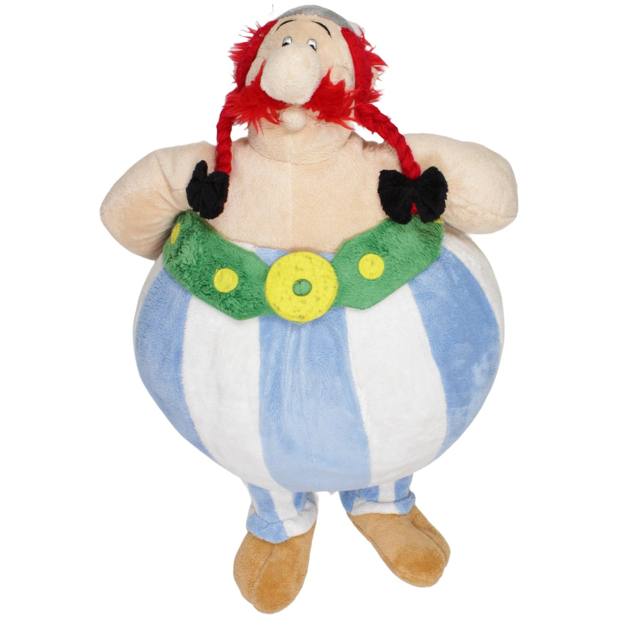 123000022937 Unbekannt XL Obelix aus Asterix Plüschfigur Kumpel Leo 50cm Beige Blau