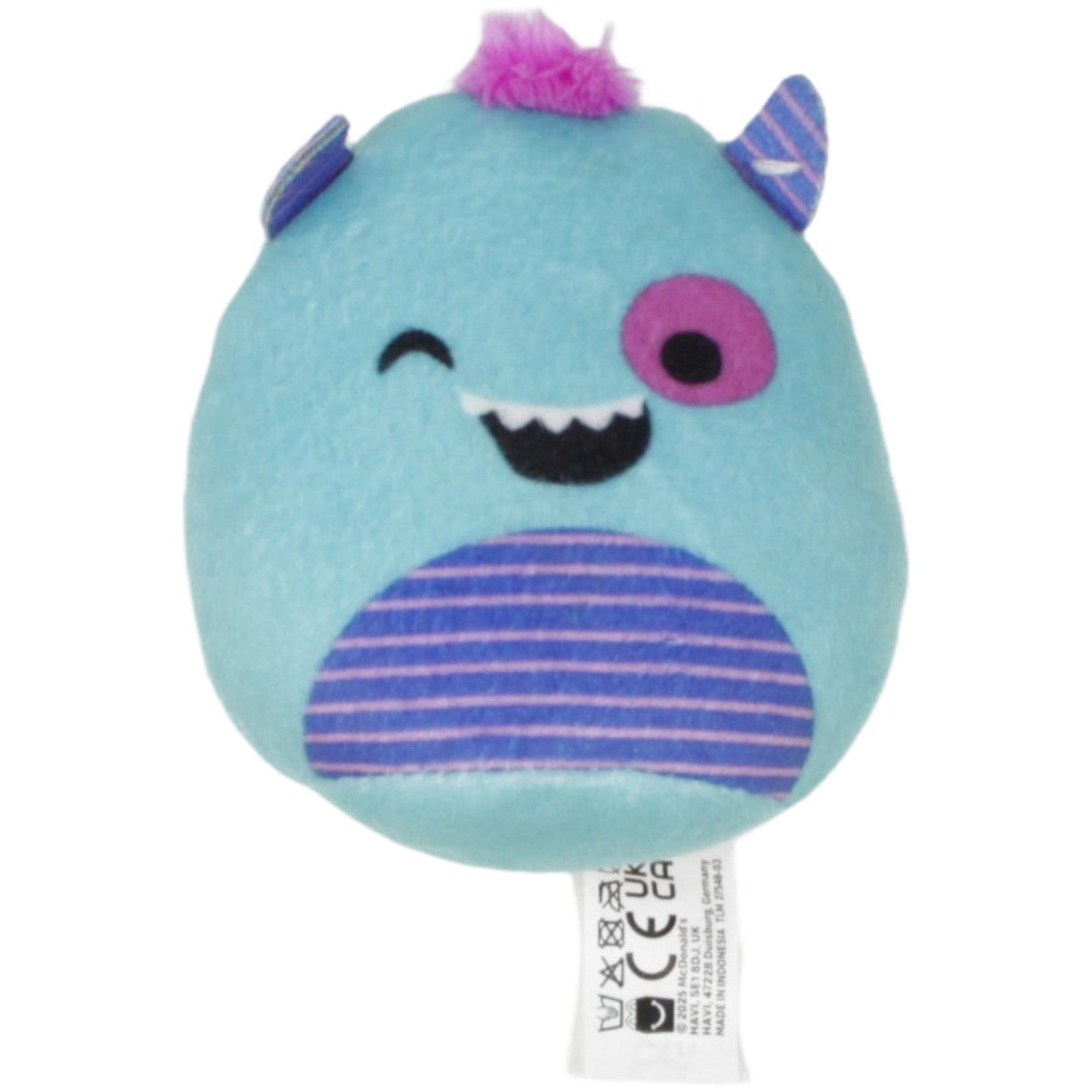 123000022979 McDonald's Happy Meal: Squishmallows, Rorty Kuscheltier Kumpel Leo 2025 8cm Blau