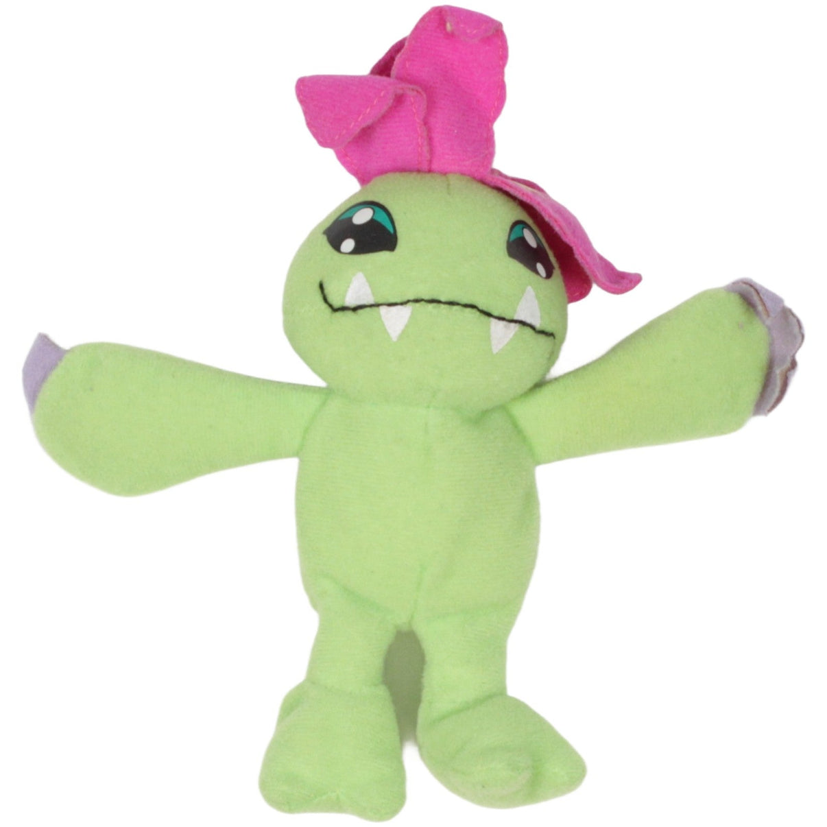 123000023007 McDonald's Happy Meal: Digimon, Palmon Plüschfigur Kumpel Leo 12cm 2001 _Vintage_
