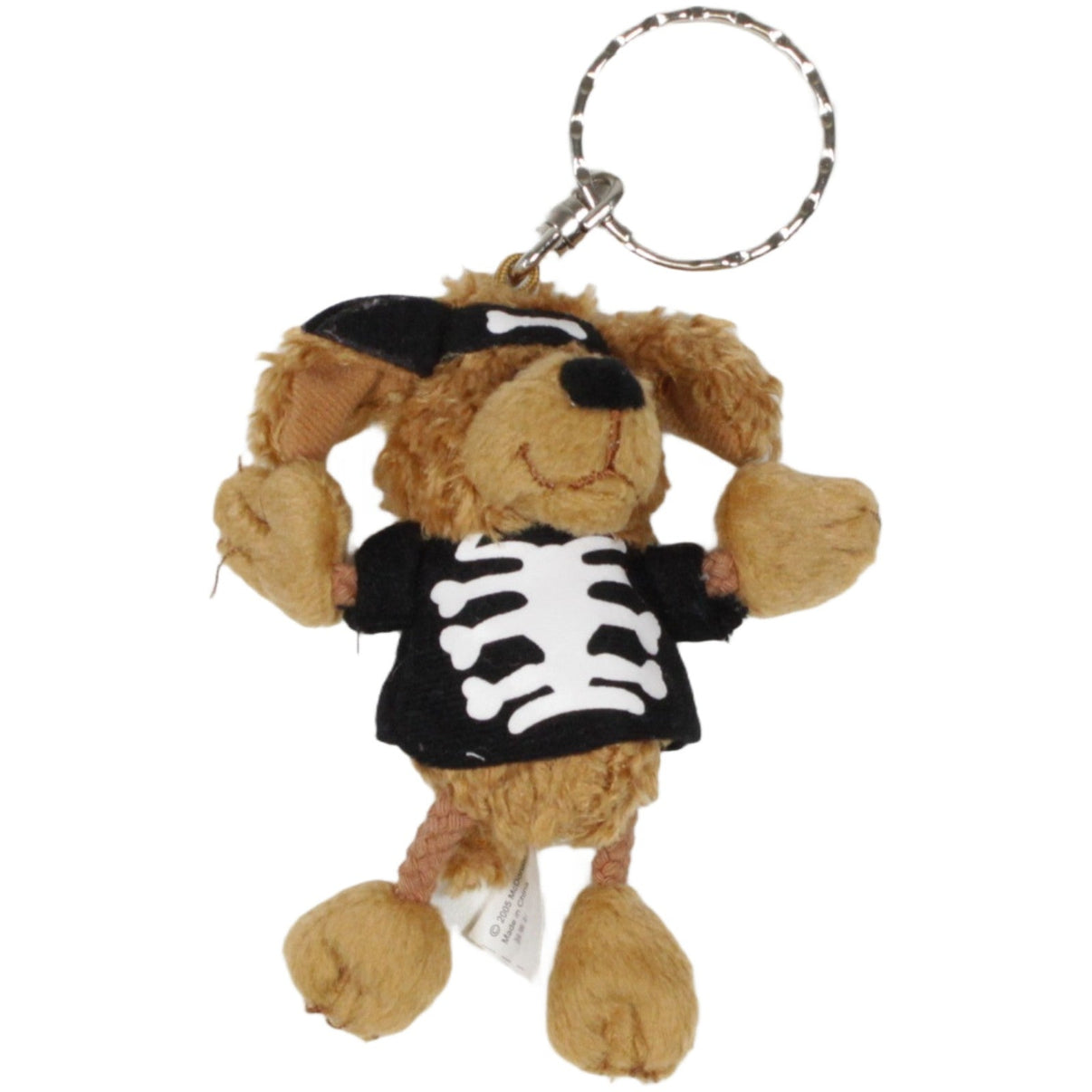 123000023010 McDonald's Happy Meal: Beppos Bande, Beppo Beller mit Shirt Schlüsselanhänger Kumpel Leo 10cm 2005 _Vintage_
