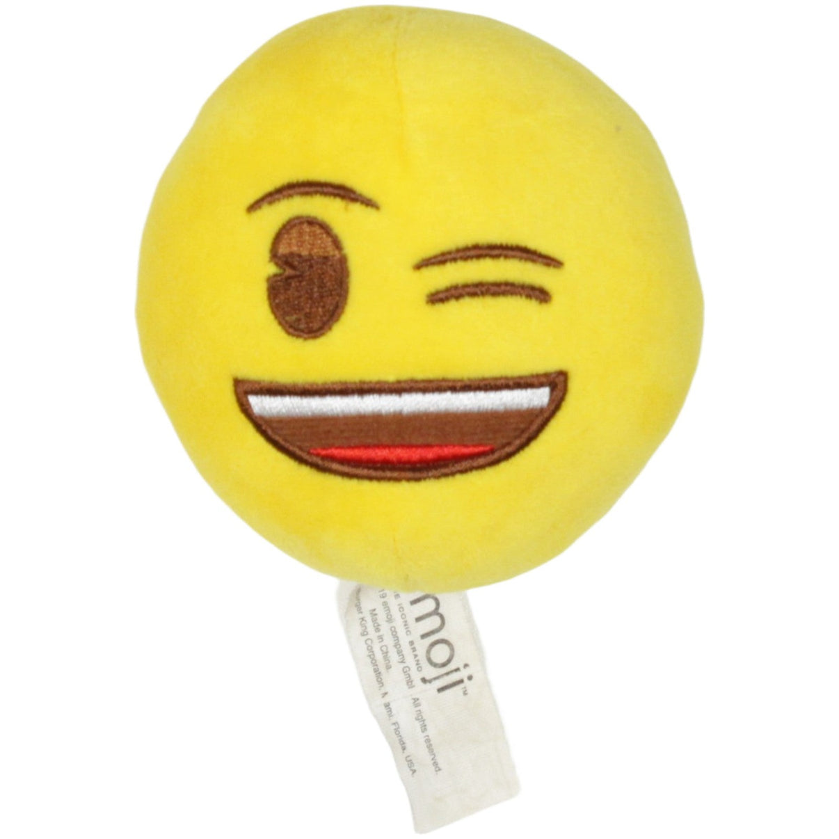 123000023025 Burger King King Jr. Meal, Zwinkerndes Gesicht Emoji Plüschfigur Kumpel Leo 2019 8cm ebay - stofftiere