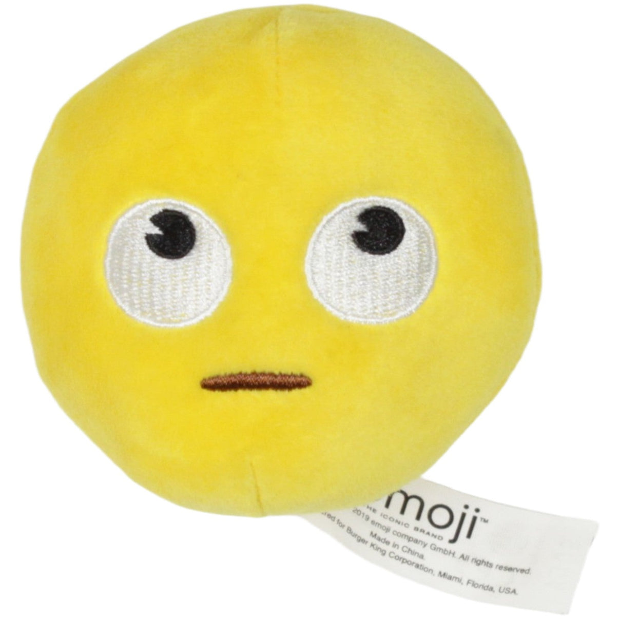 123000023027 Burger King King Jr. Meal, rollende Augen Emoji Plüschfigur Kumpel Leo 2019 8cm ebay - stofftiere