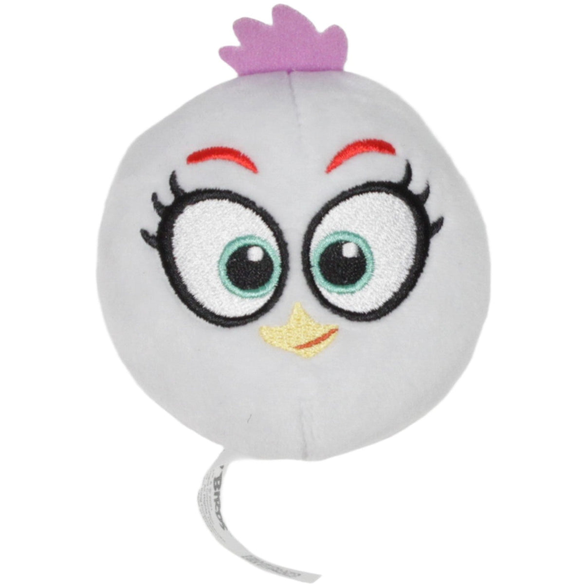 123000023036 Burger King King Jr. Meal, weißes Küken aus Angry Birds Kuscheltier Kumpel Leo 10cm 2021 ebay - stofftiere
