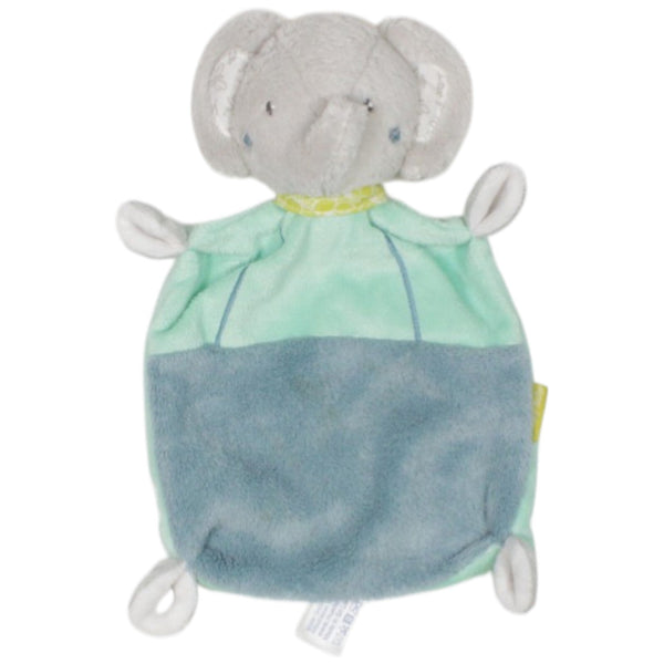 Süßer Elefant, grün-blau