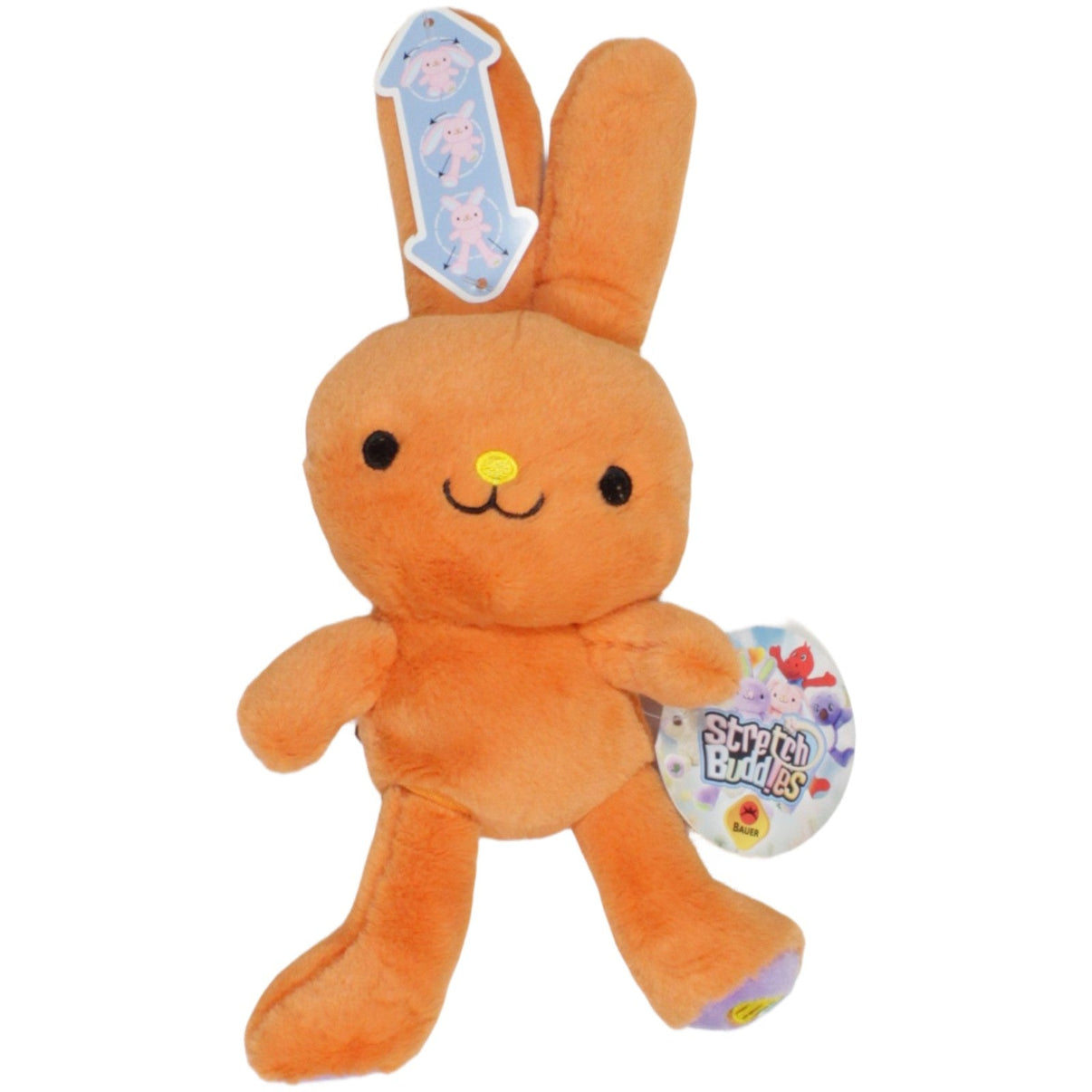 123000023164 Bauer Stretch Buddies, oranger Hase Kuscheltier Kumpel Leo 30cm _17% Rabatt_ ebay - neu - stofftiere