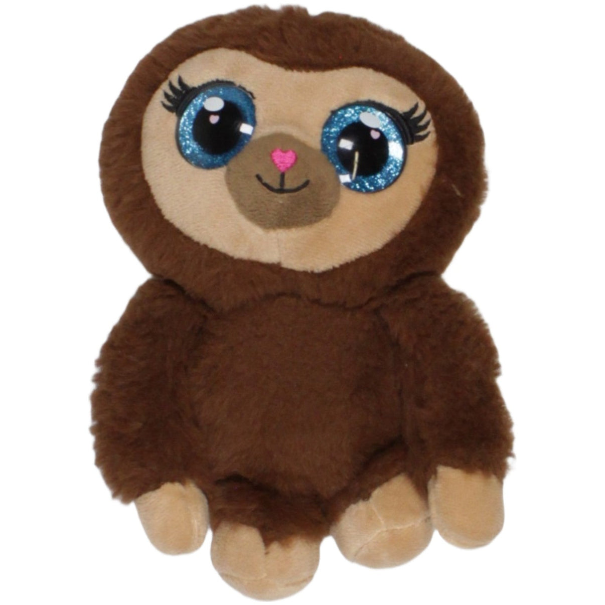 123000023194 The Cookie Company Ojo, Faultier mit Glitzeraugen Kuscheltier Kumpel Leo 20cm Action Beige