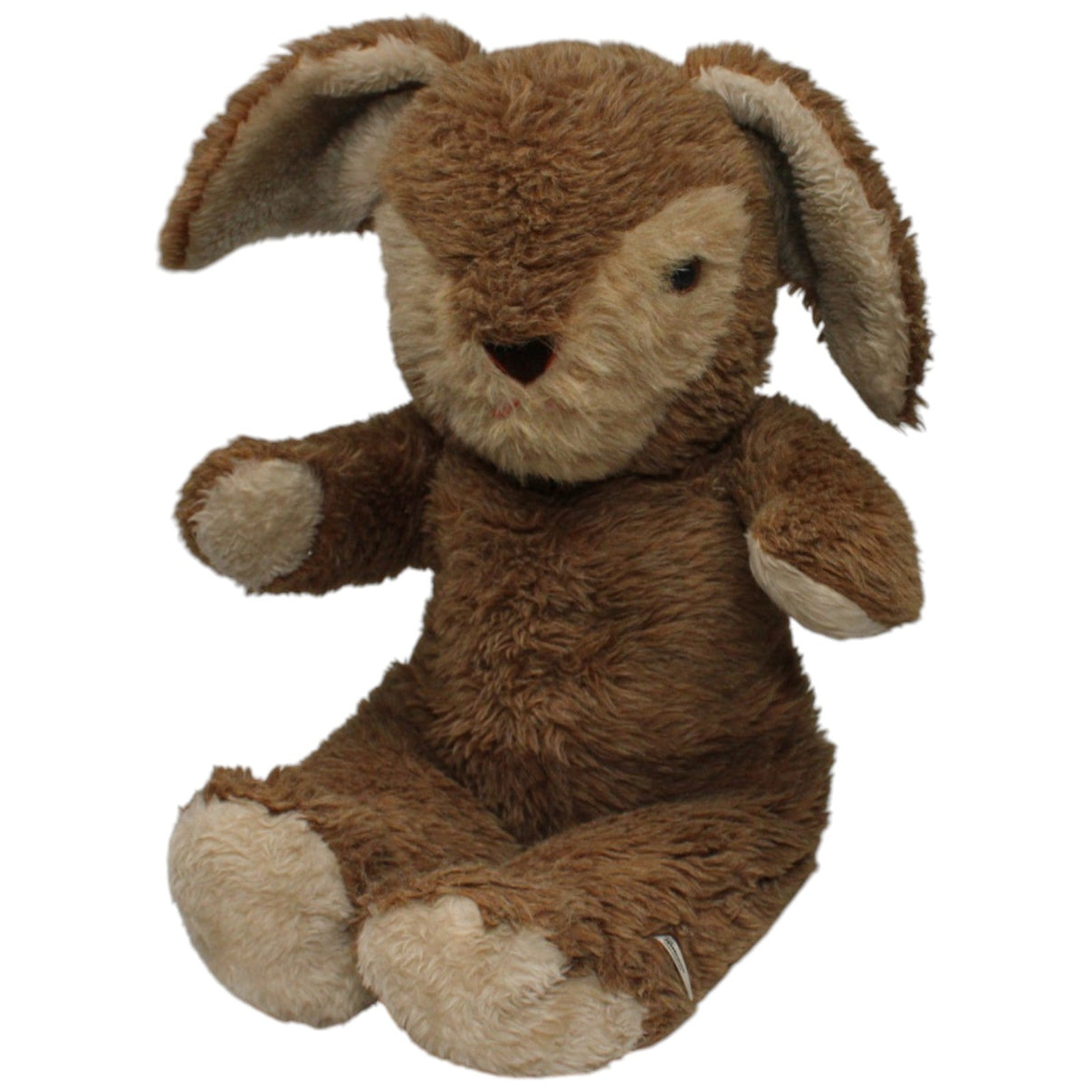 123000023208 Althans Club XXXL brauner Schlenker - Hase Kuscheltier Kumpel Leo 87cm _Vintage_ Beige