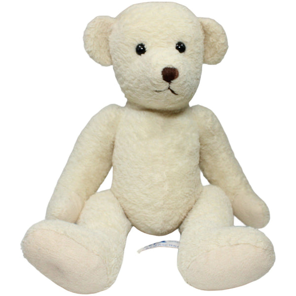Sitzender XL Teddybär, cremefarben
