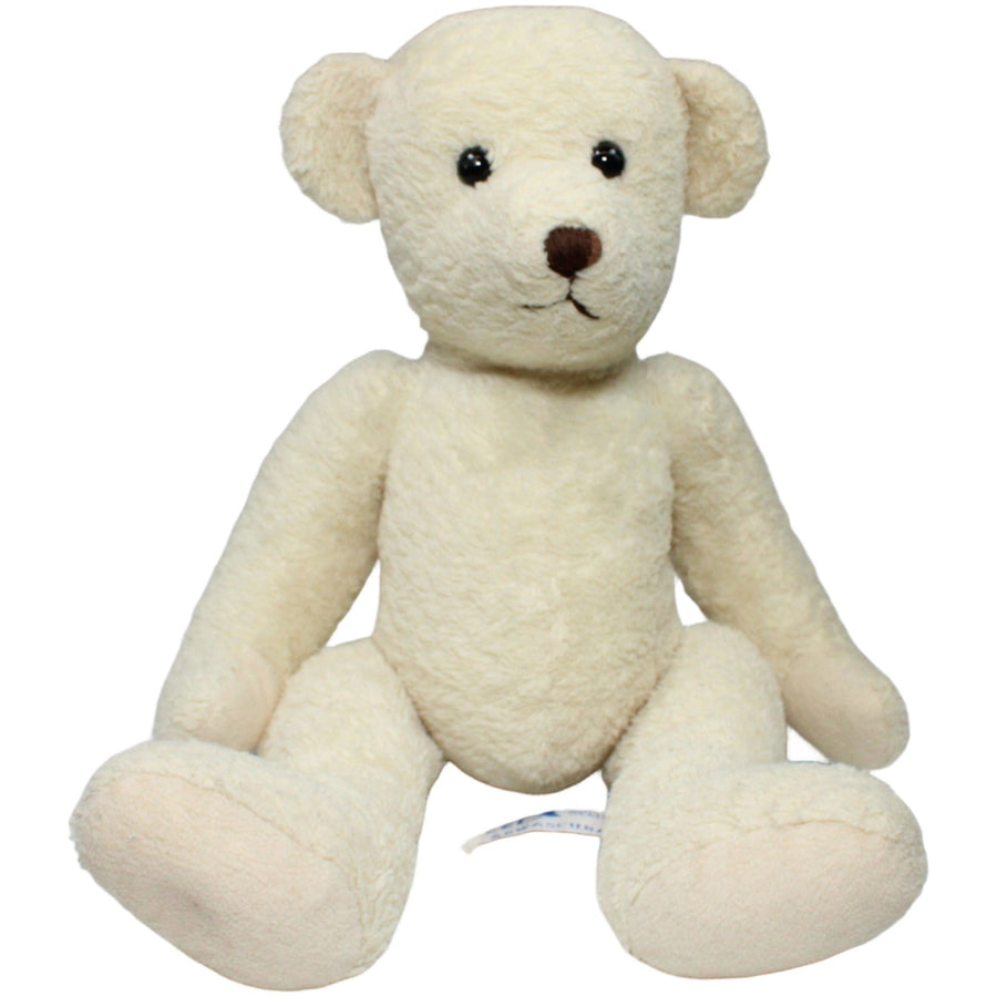 Sitzender XL Teddybär, cremefarben