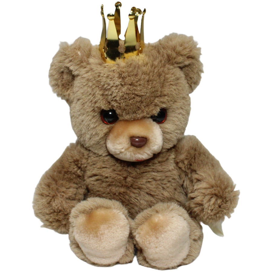 Teddybär mit Krone, sitzend