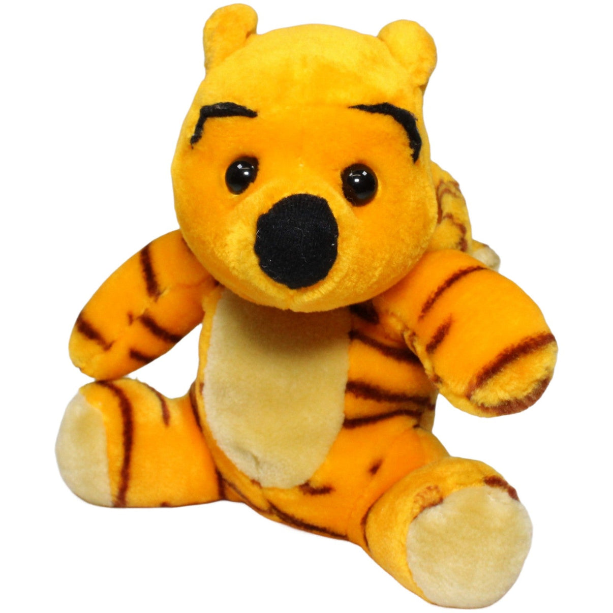 123000023295 Unbekannt Bär in Tiger - Kostüm, sitzend Kuscheltier Kumpel Leo 23cm Braun Bär