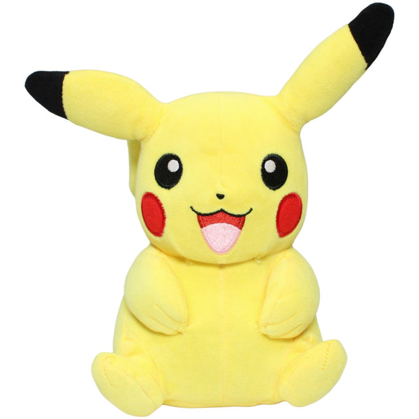 Lachendes Pikachu aus Pokémon, sitzend