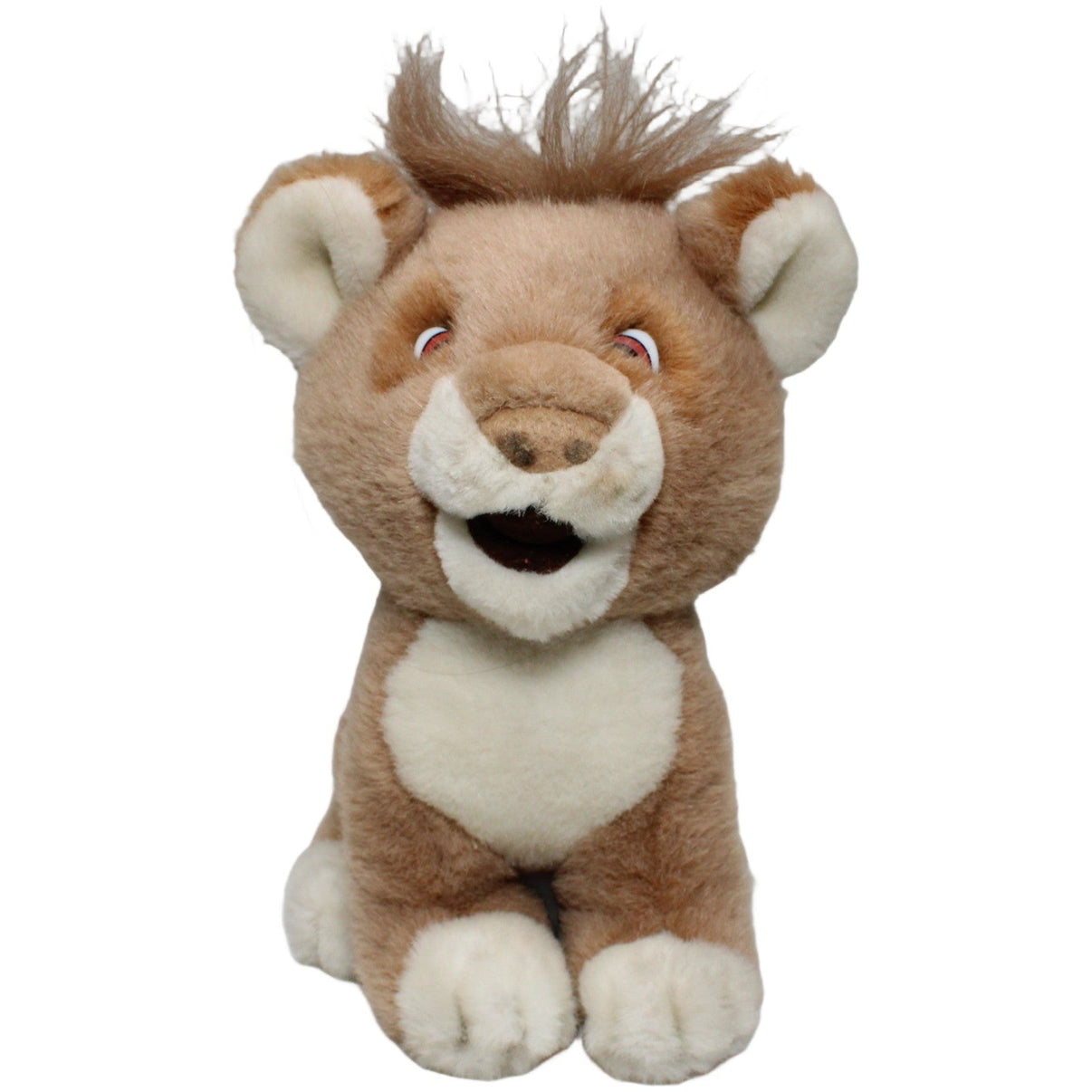 123000023374 Unbekannt Süßer Löwe, sitzend Kuscheltier Kumpel Leo 27cm Beige Braun