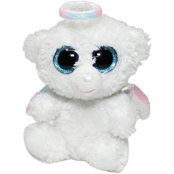 Weißer Engel-Teddybär Halo