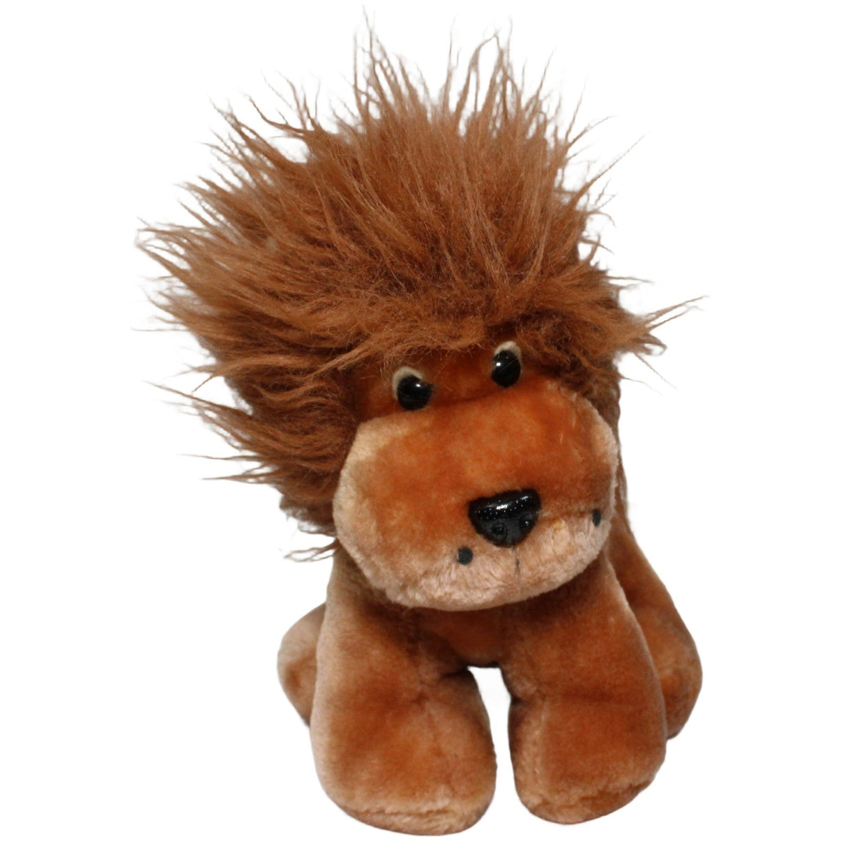 123000023412 WIMA Peppi, süßer Löwe Kuscheltier Kumpel Leo 22cm _Vintage_ Braun