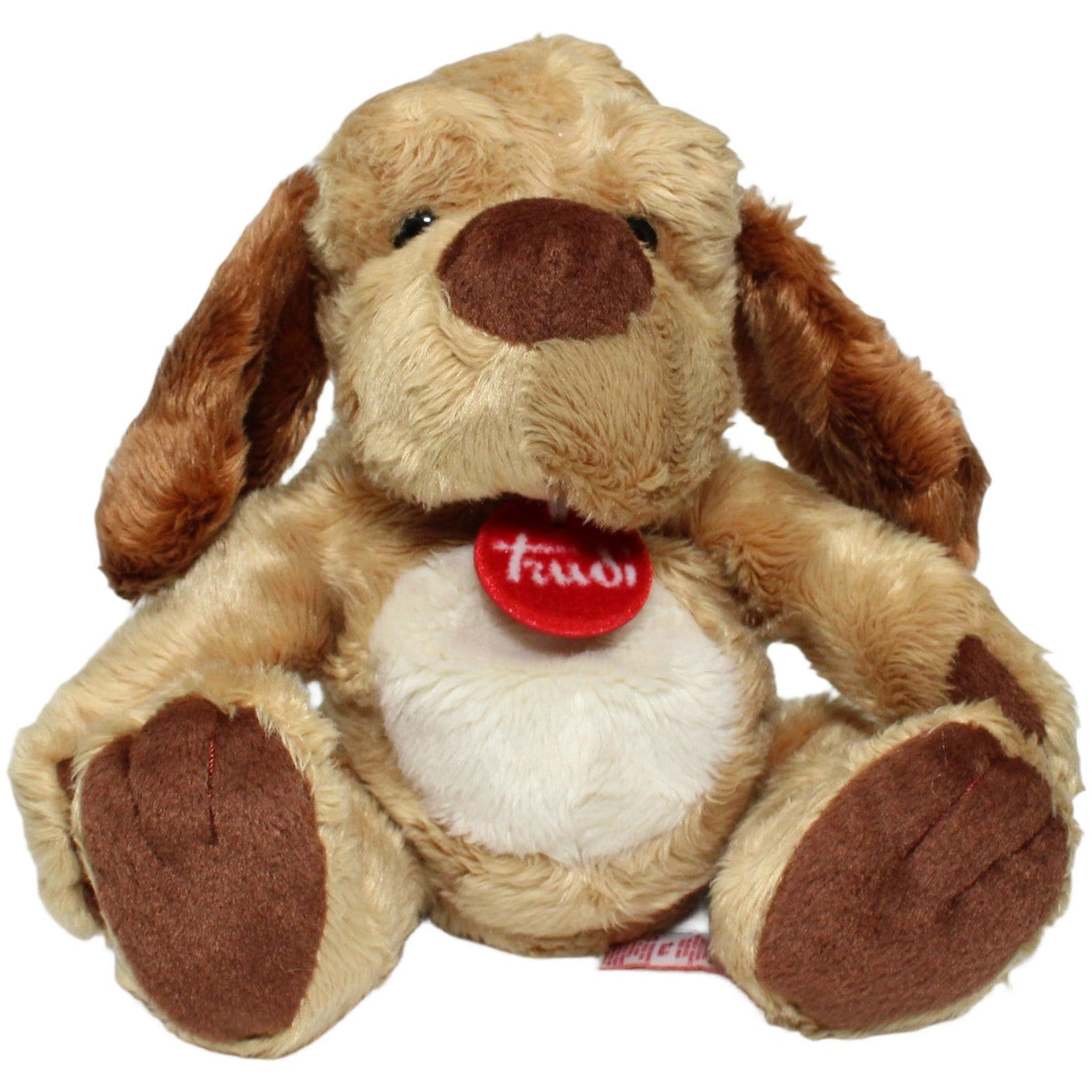 123000023447 Trudi Brauner Schlenker Hund Kuscheltier Kumpel Leo 25cm _Wieder Da_ Beige